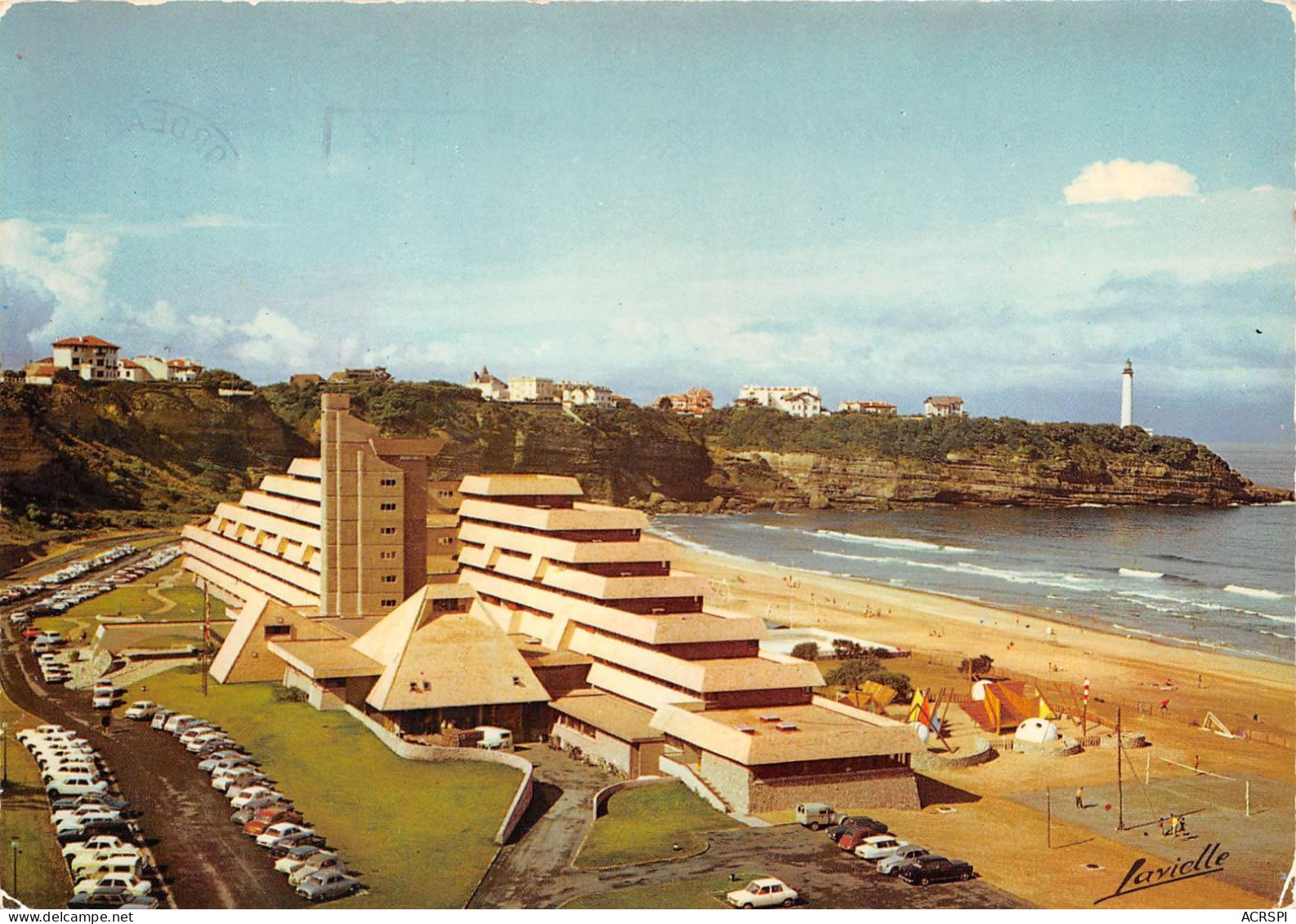 ANGLET Chambre D Amour Le Village Vacances Familles Au Fond Le Phare  32(scan Recto-verso) MA309 - Anglet