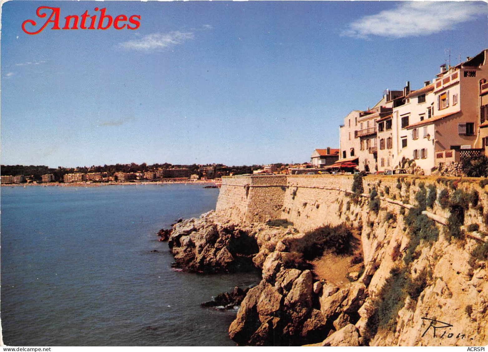 ANTIBES Promenade Sur Les Remparts 24(scan Recto-verso) MA306 - Antibes - Les Remparts