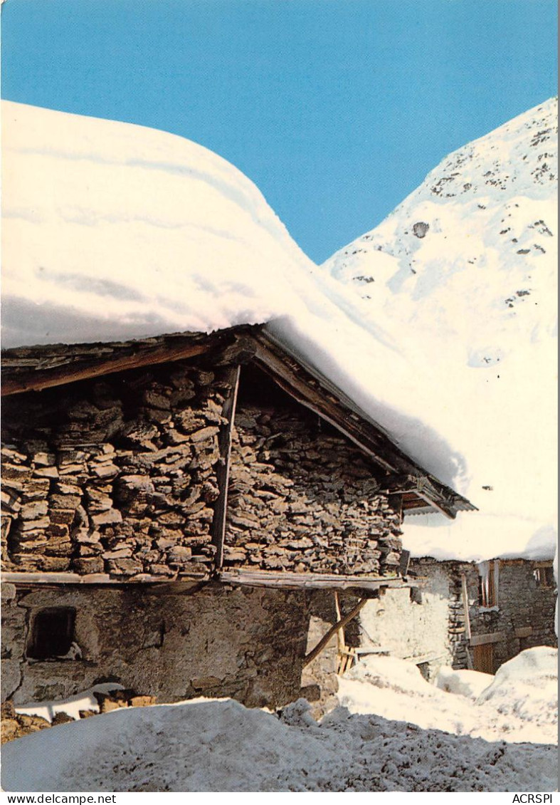 BONNEVAL SUR ARC Maison Typique Sous La Neige 1(scan Recto-verso) MA301 - Bonneval Sur Arc