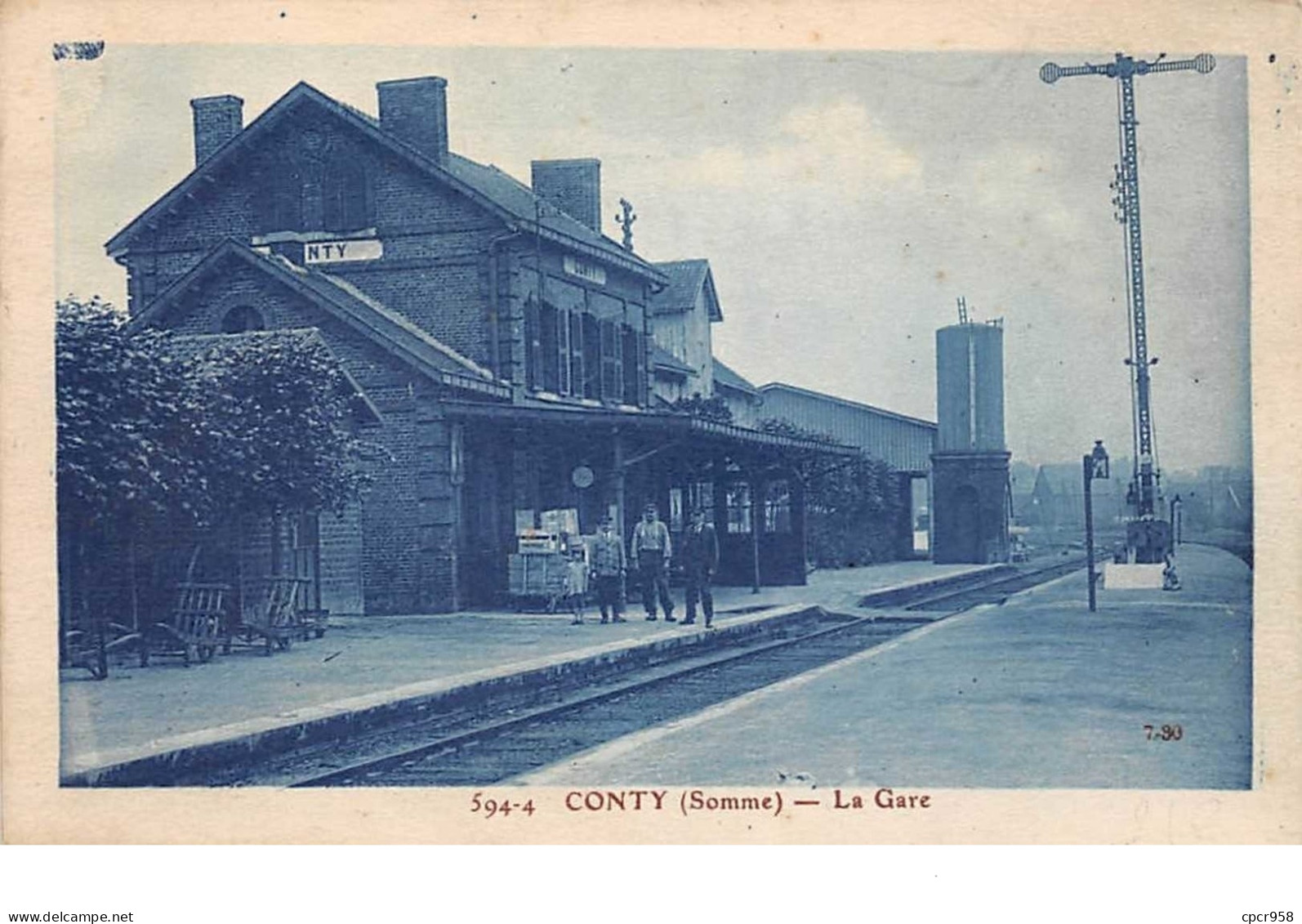 80. N°55440.conty.la Gare - Conty