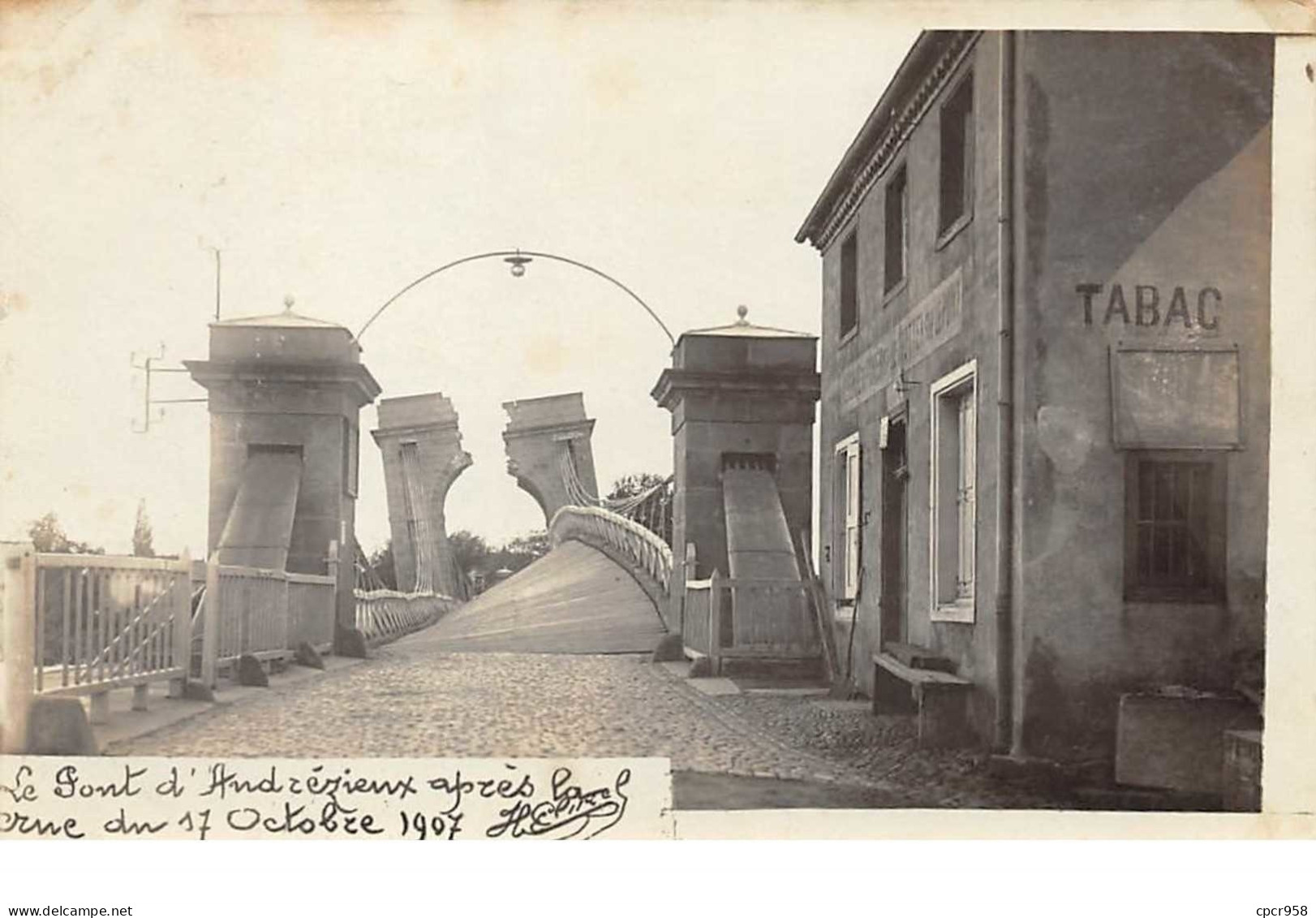 42. N° 54882.andrézieux.carte Photo.le Pont - Andrézieux-Bouthéon