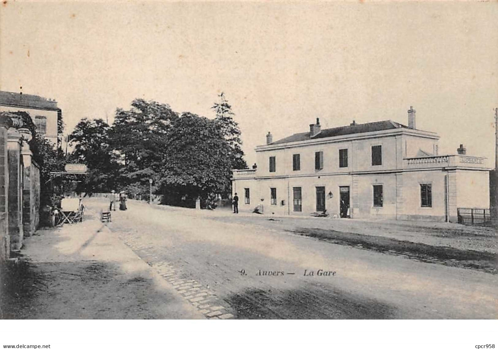 95.n°58737.auvers.la Gare - Auvers Sur Oise