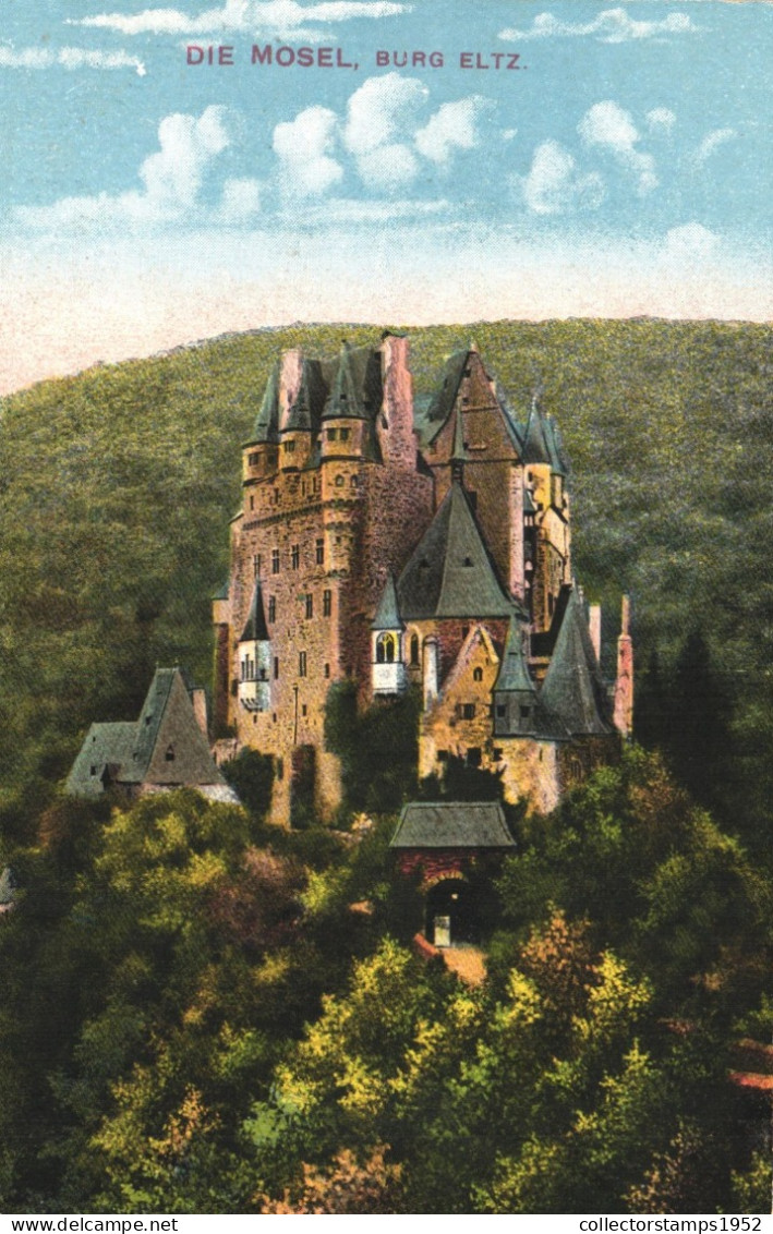 KOBLENZ, RHINELAND-PALATINATE, ELTZ CASTLE, MOSELLE, ARCHITECTURE, GERMANY, POSTCARD - Koblenz