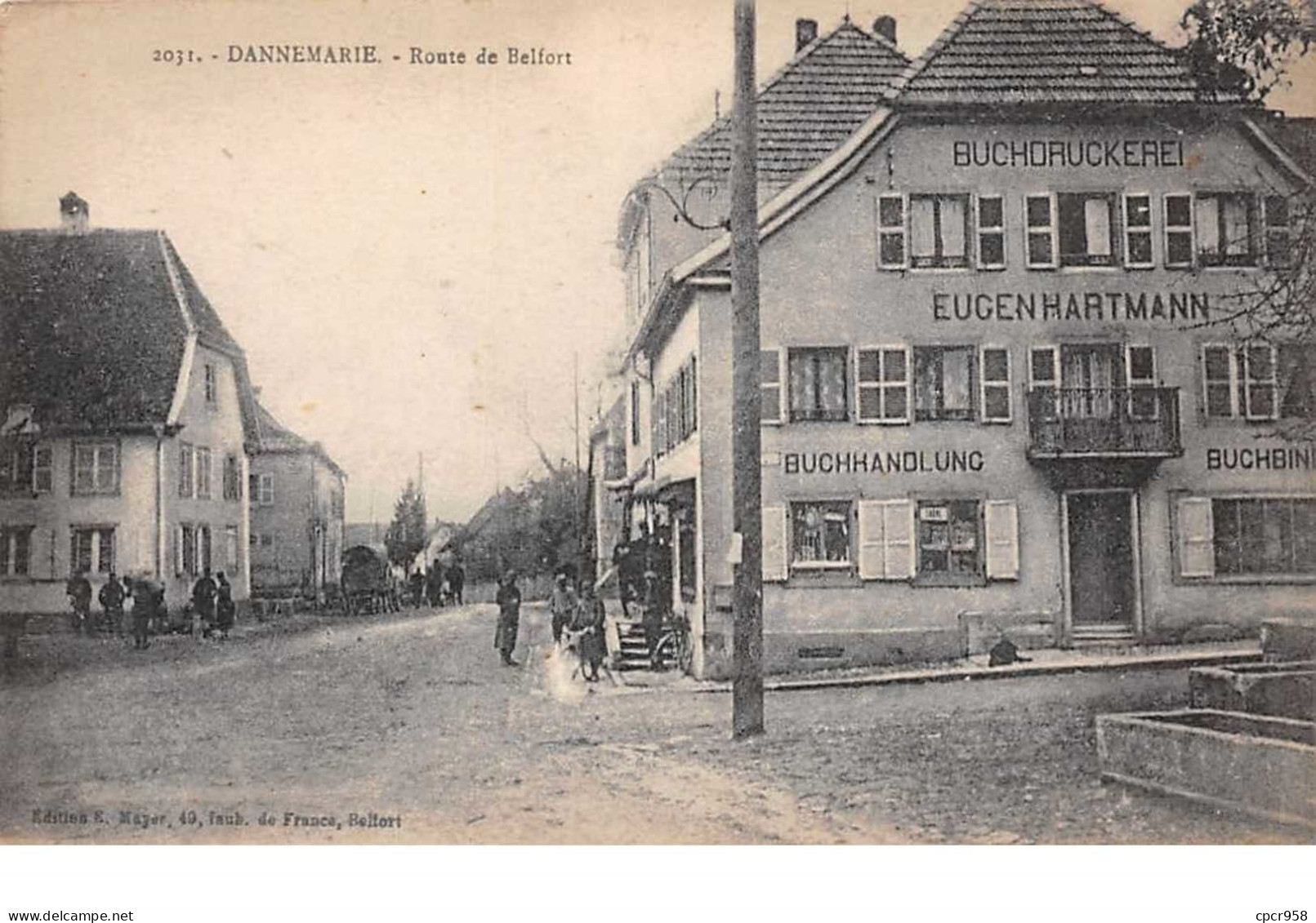 68. N°55186.dannemarie.route De Belfort - Dannemarie