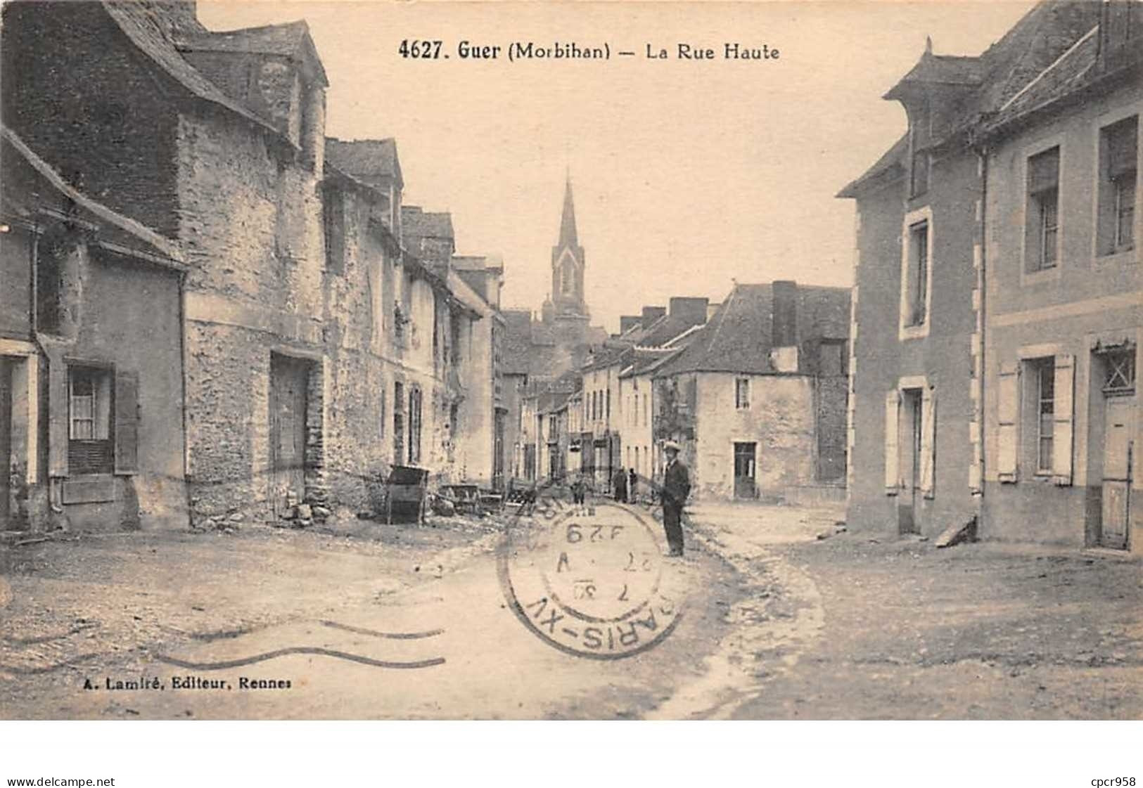 56. N° 55043.guer.la Rue Haute - Guer Coetquidan