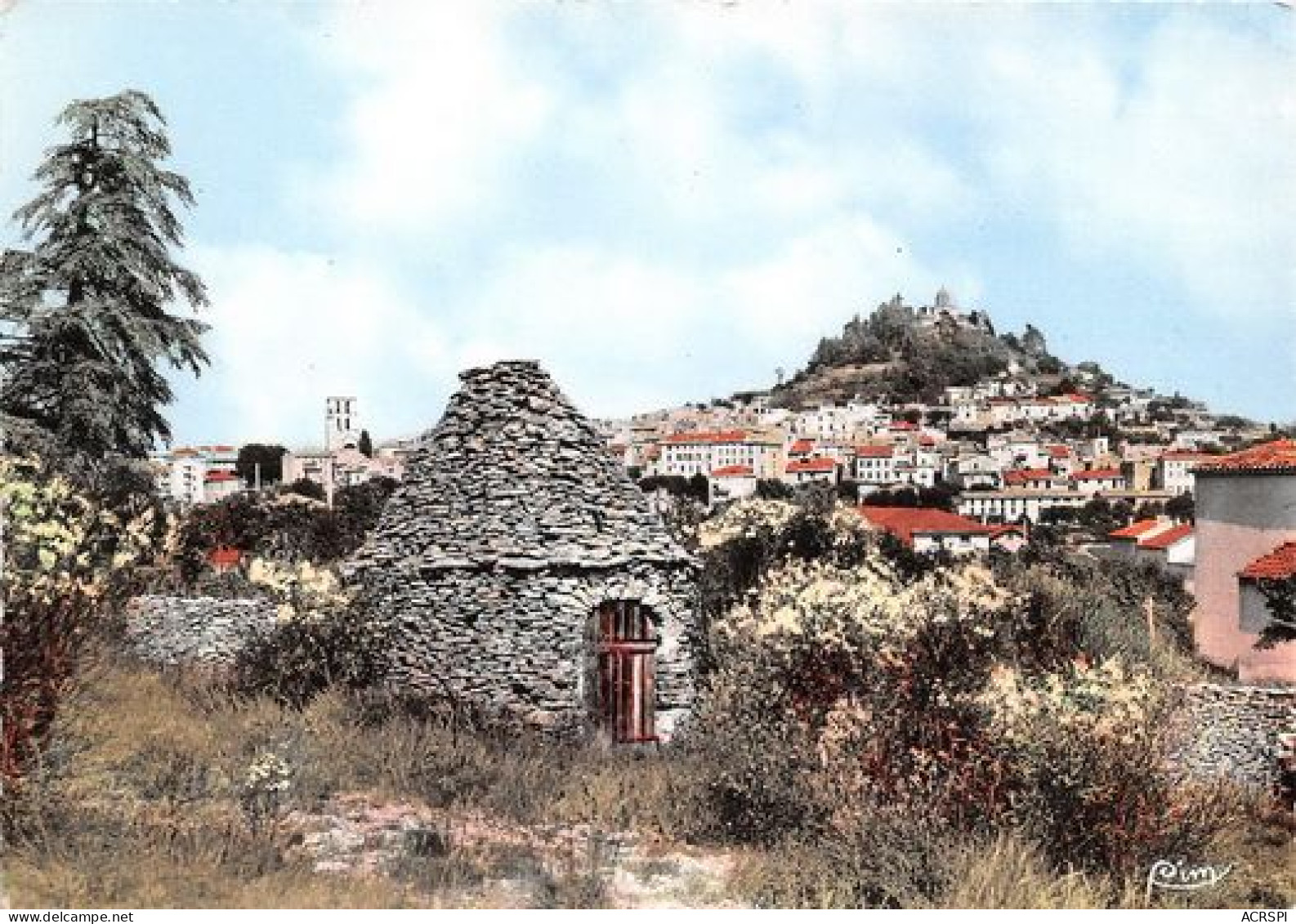 FORCALQUIER Vue Generale Un Cabanon Pointu 17(scan Recto-verso) MA337 - Forcalquier