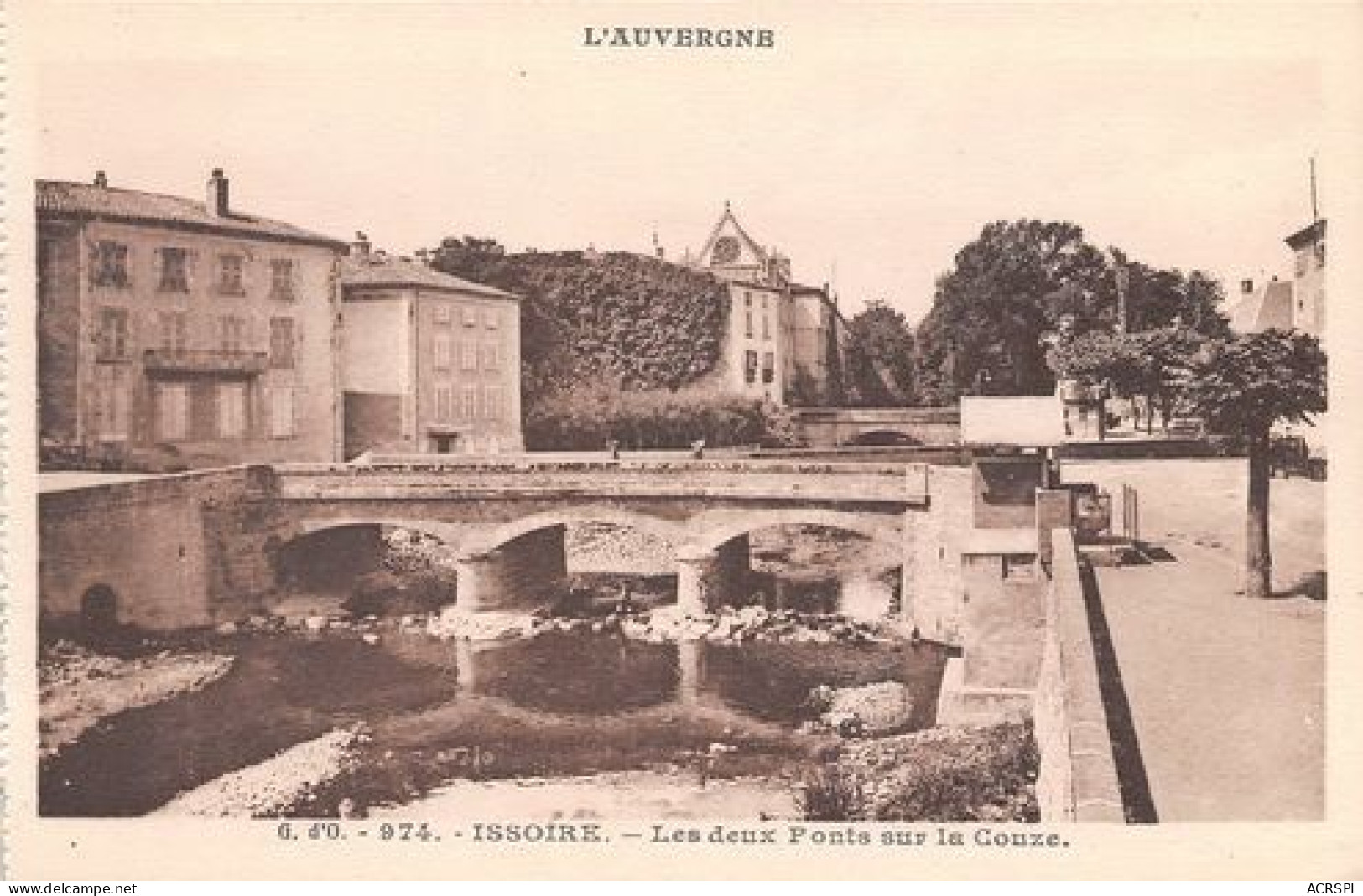 L Auvergne ISSOIRE Les Deux Ponts Sur La Couze 20(scan Recto-verso) MA332 - Issoire