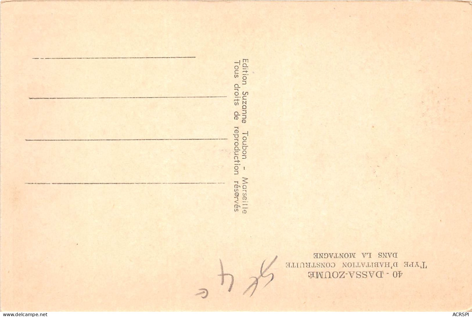 BENIN DASSAA ZOUME Type D Habitation Construite Dans La Montagne 29(scan Recto-verso) MA328 - Benín