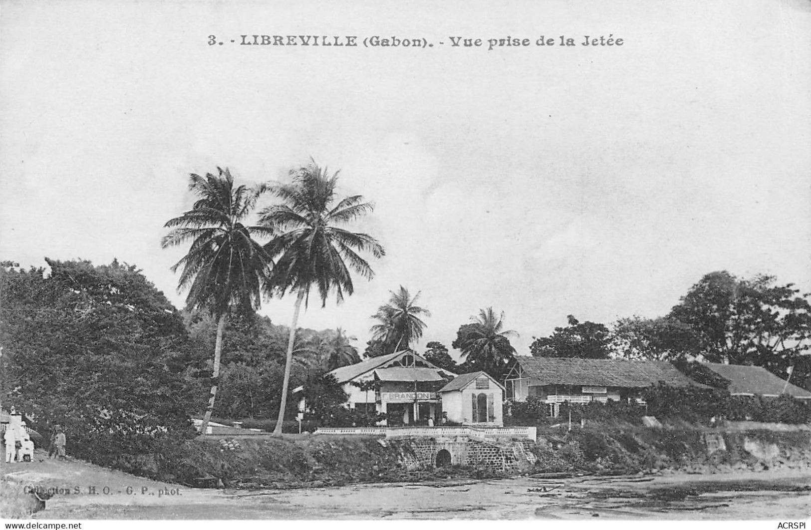 GABON LIBREVILLE Vue Prise De La Jetee 7(scan Recto-verso) MA327 - Gabon