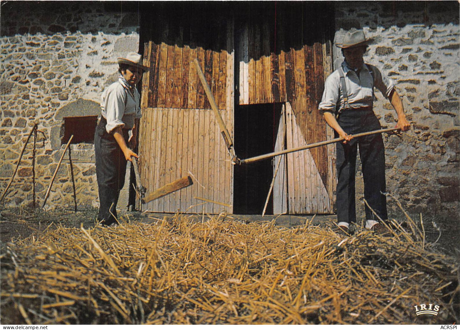 FOLKLORE EN LIMOUSIN LE BATTAGE Editions Cap Theojac Toulouse 22(scan Recto-verso)MA320 - Artisanat