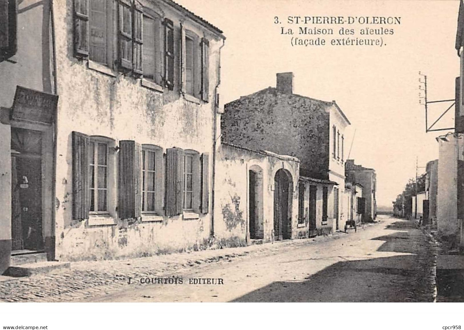 17. N°55670.saint Pierre D'oleron.la Maison Des Aïeules.façade Extérieure - Saint-Pierre-d'Oleron