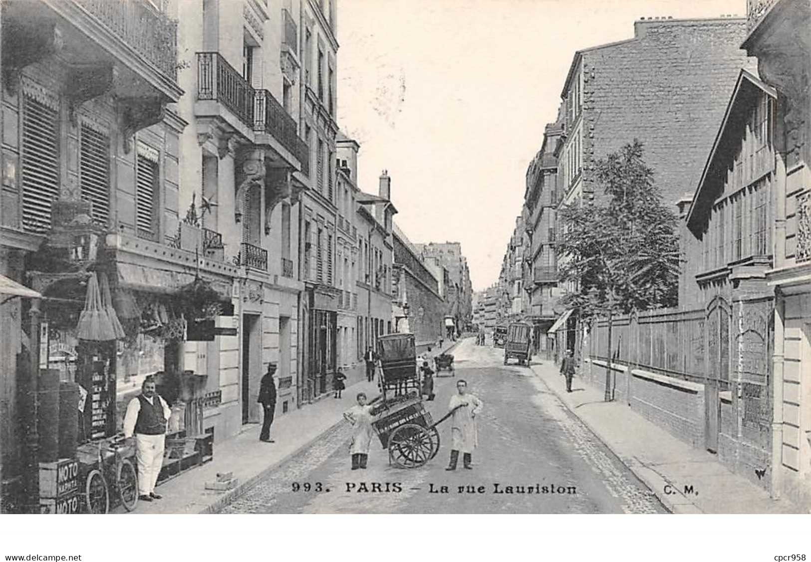 75016.n°59283.paris.la Rue Laurision - Arrondissement: 16