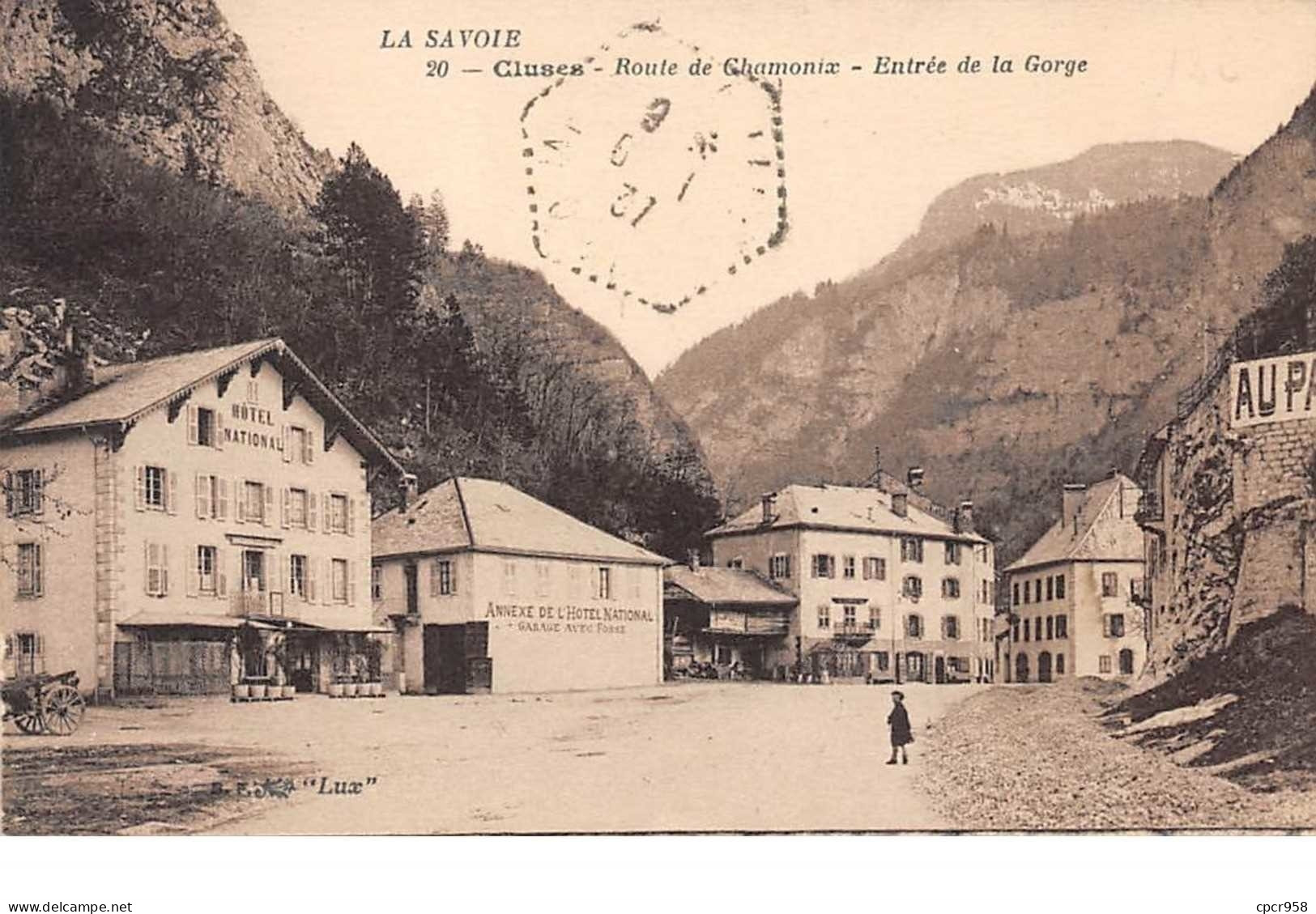 74. N°55287.cluses.route De Chamonix.entrée De La Gorge - Cluses