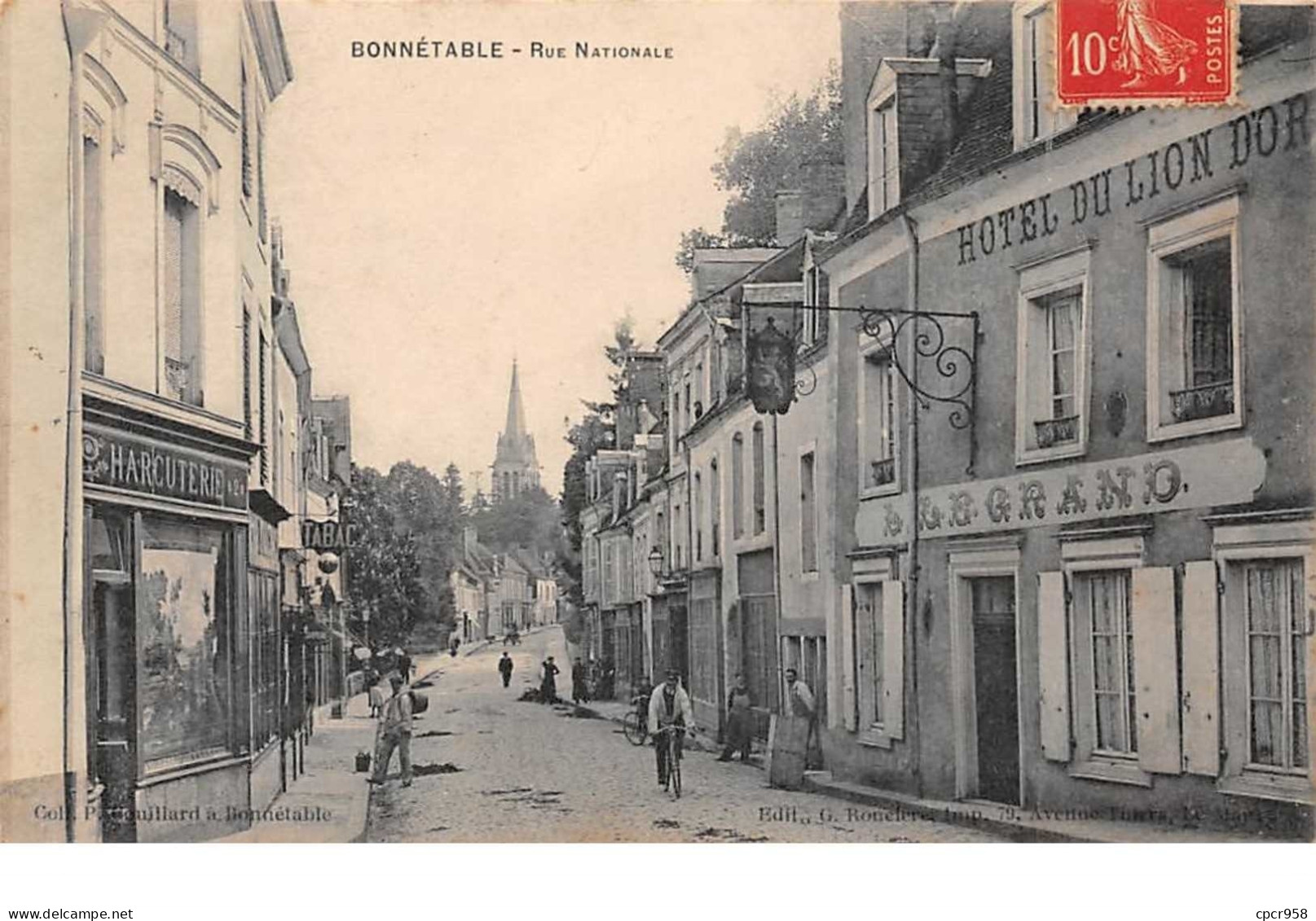 72. N°55270.bonnétable.rue Nationale - Bonnetable