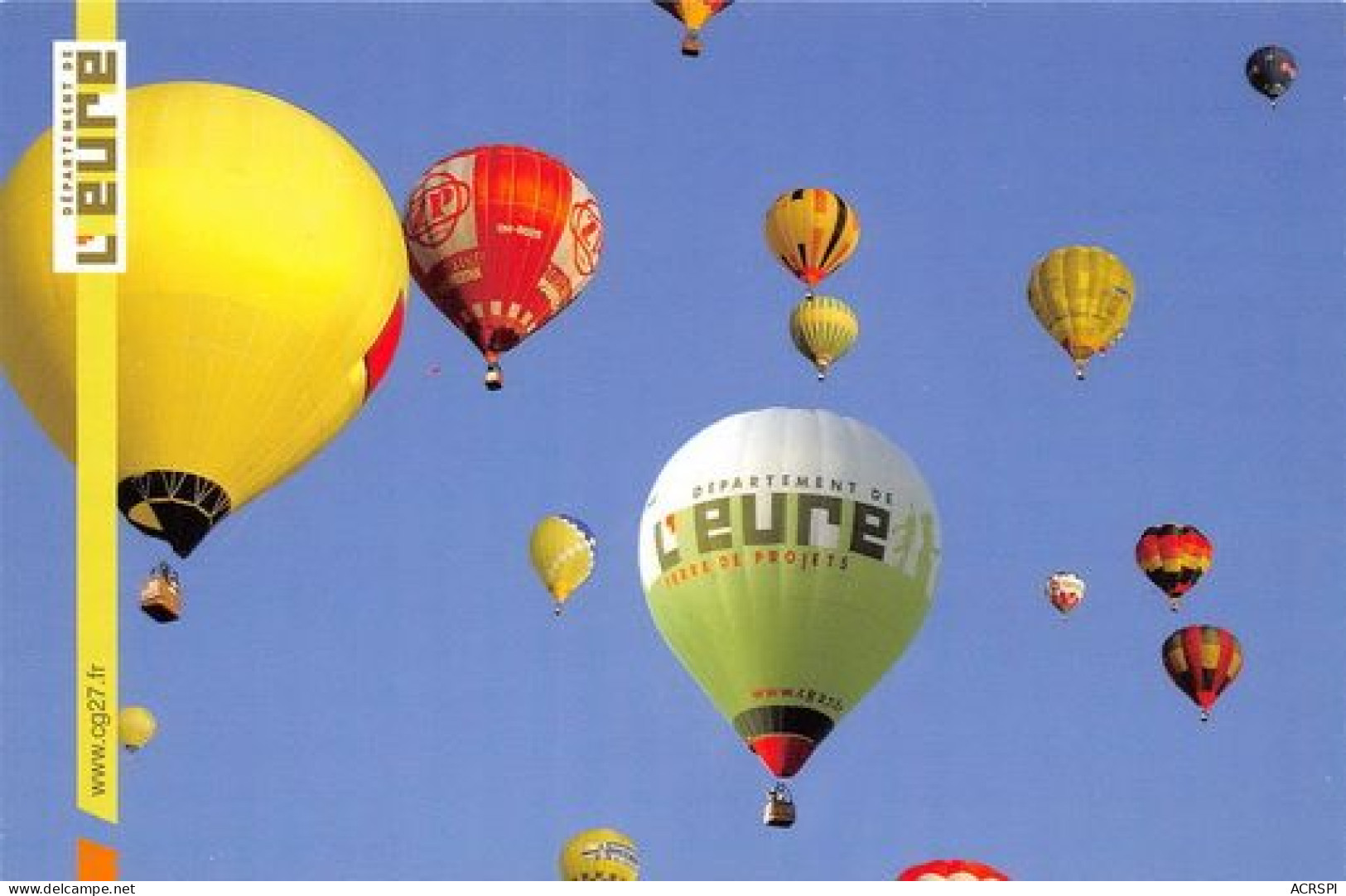 MONGOLFIERE Departement De L Eure 10(scan Recto-verso) MA354 - Balloons