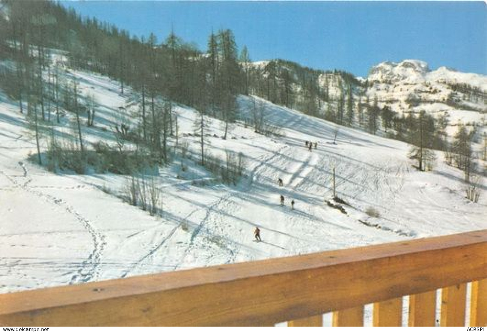 LE SAUZE BARCELONNETTE Boulevard A Neige Arrivee A Skis A L Immeuble Soleil Du Sauze 23(scan Recto-verso) MA339 - Barcelonnette