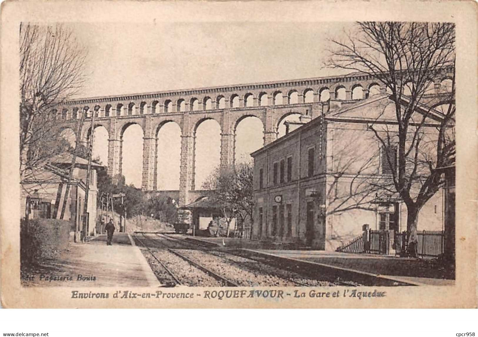 13 . N° 54622.ROQUEFAVOUR.La Gare Et L'aqueduc - Roquefavour