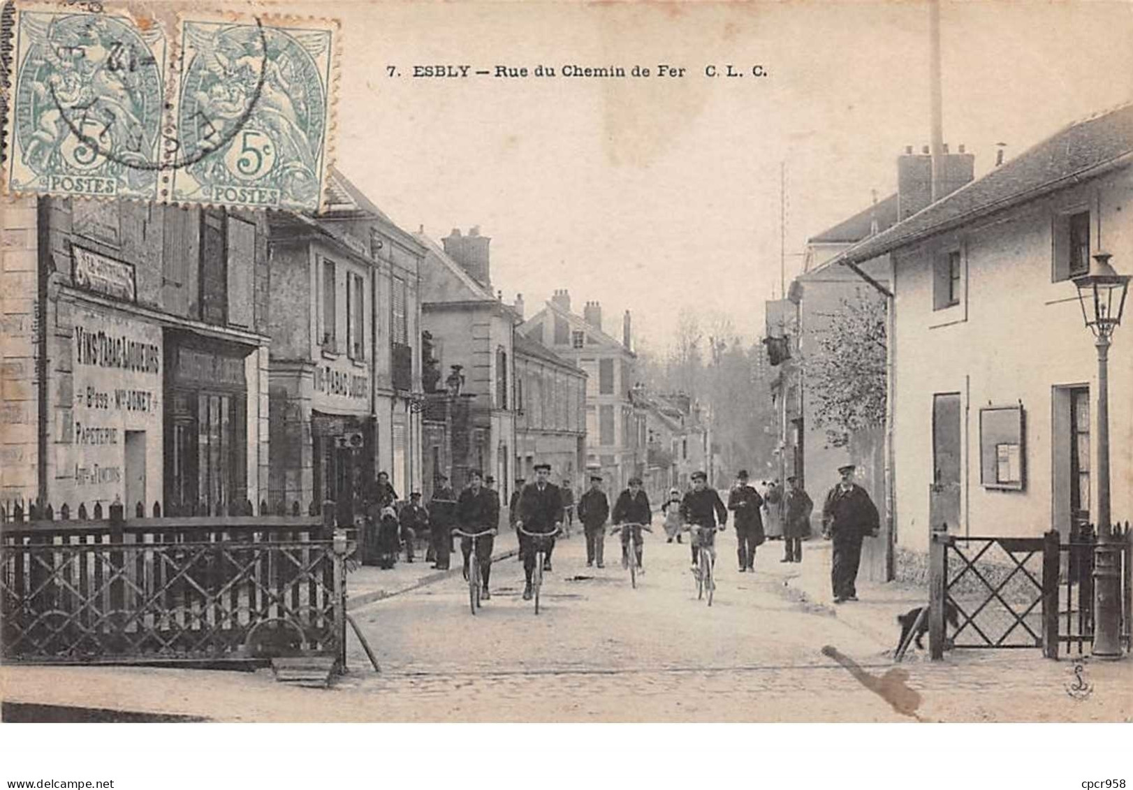 77.n°57473.esbly.rue Du Chemin De Fer - Esbly