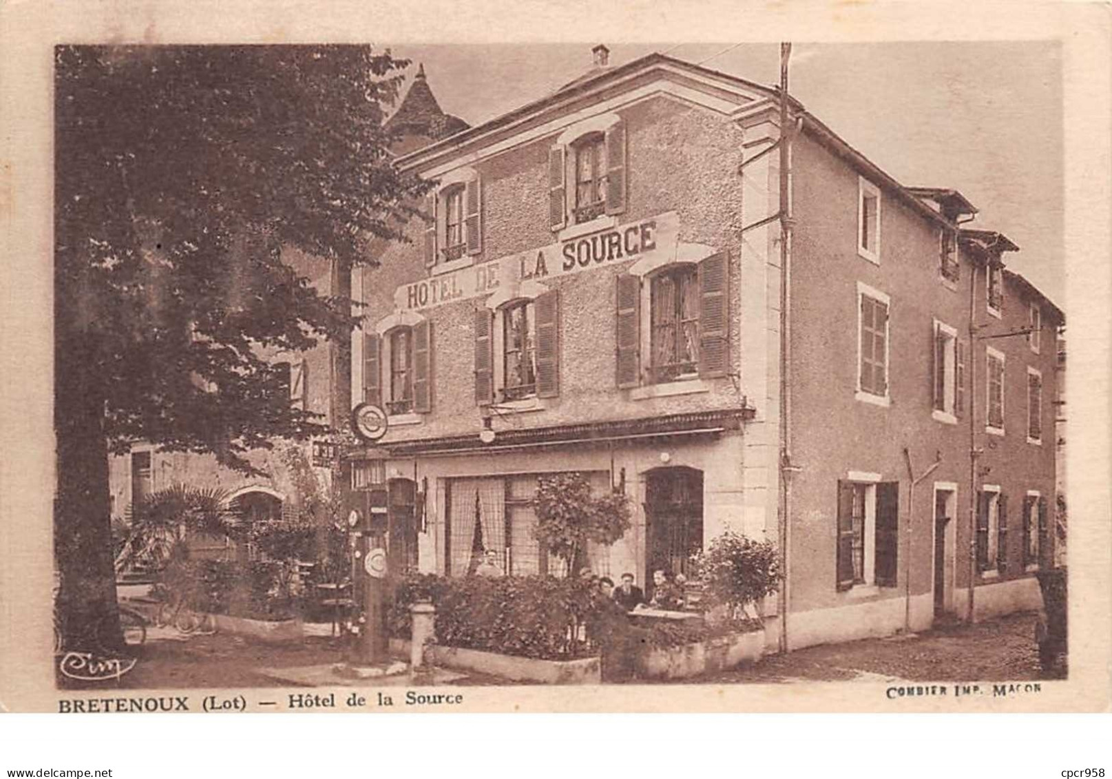 46.n°55907.bretenoux.hotel De La Source - Bretenoux