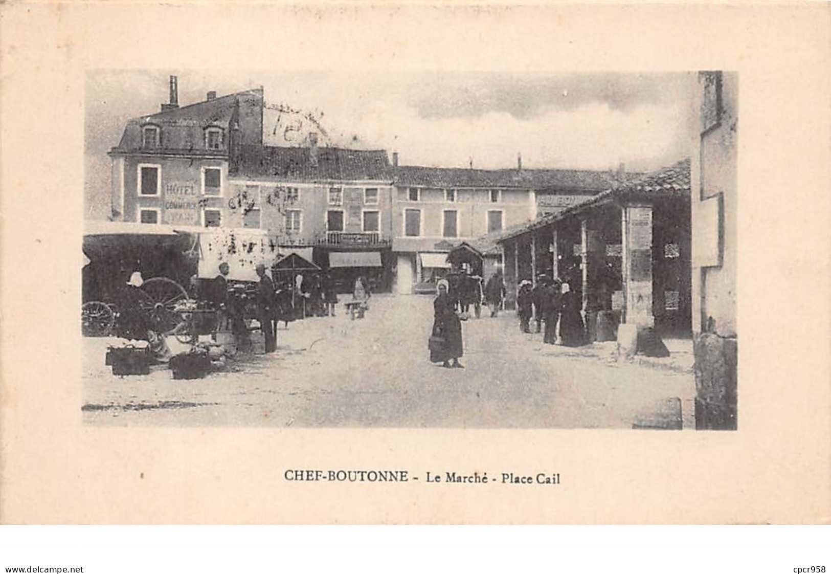 79.n°57505.chef Boutonne.le Marché.place Cail - Chef Boutonne