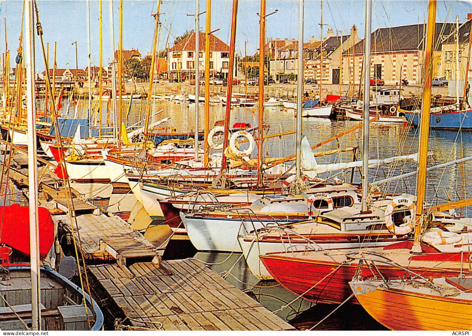 COURSEUILLES SUR MER Le Bassin Des Yachts 7(scan Recto-verso) MA377 - Courseulles-sur-Mer