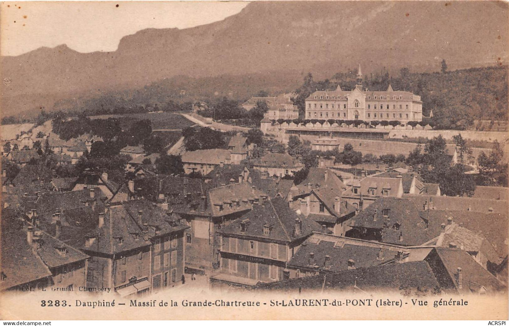 Dauphine Massif De La Grande Chartreuse ST LAURENT DU PONT Vue Generale 21(scan Recto-verso) MA376 - Saint-Laurent-du-Pont