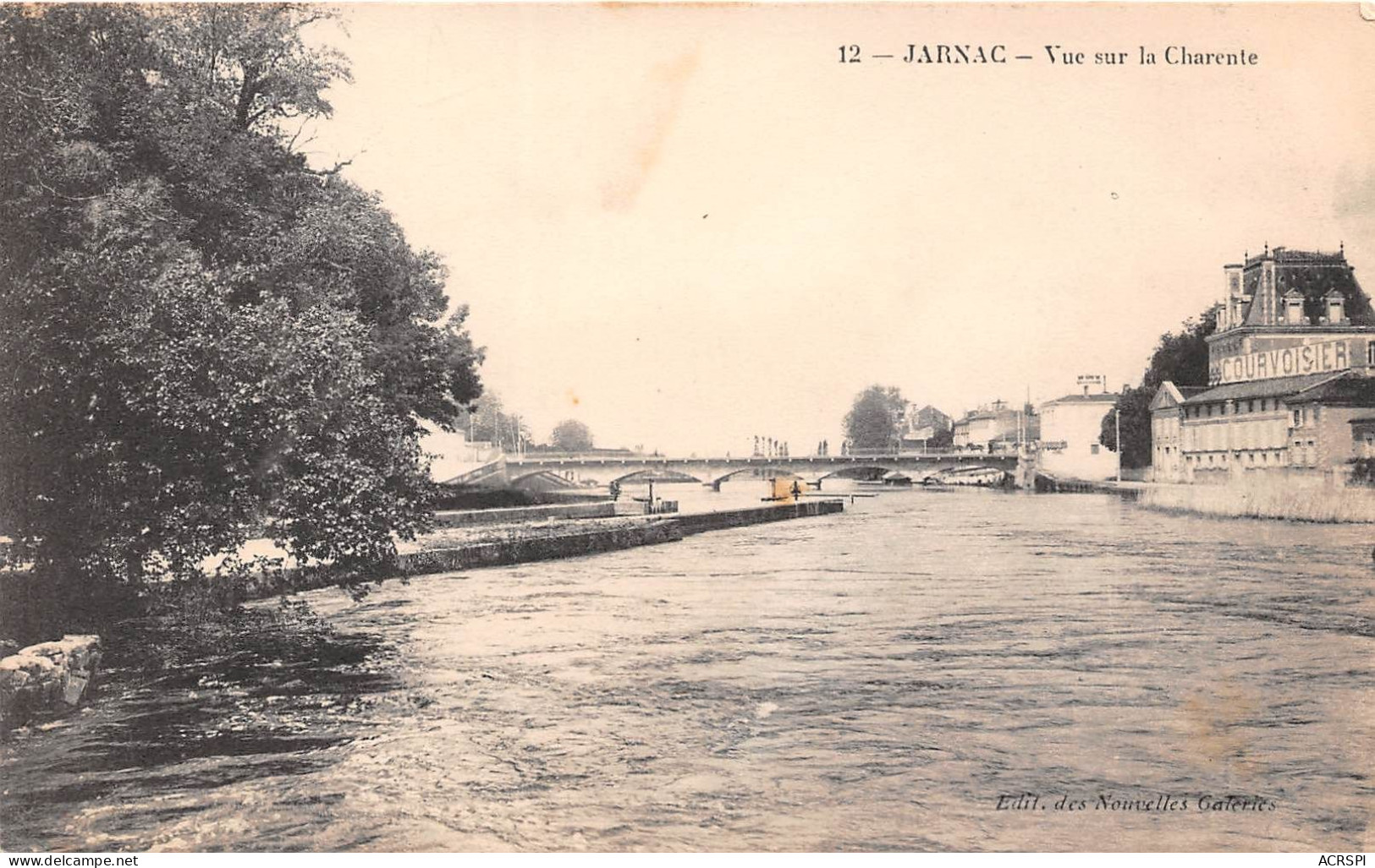 JARNAC Vue Sur La Charente 41(scan Recto-verso) MA368 - Jarnac
