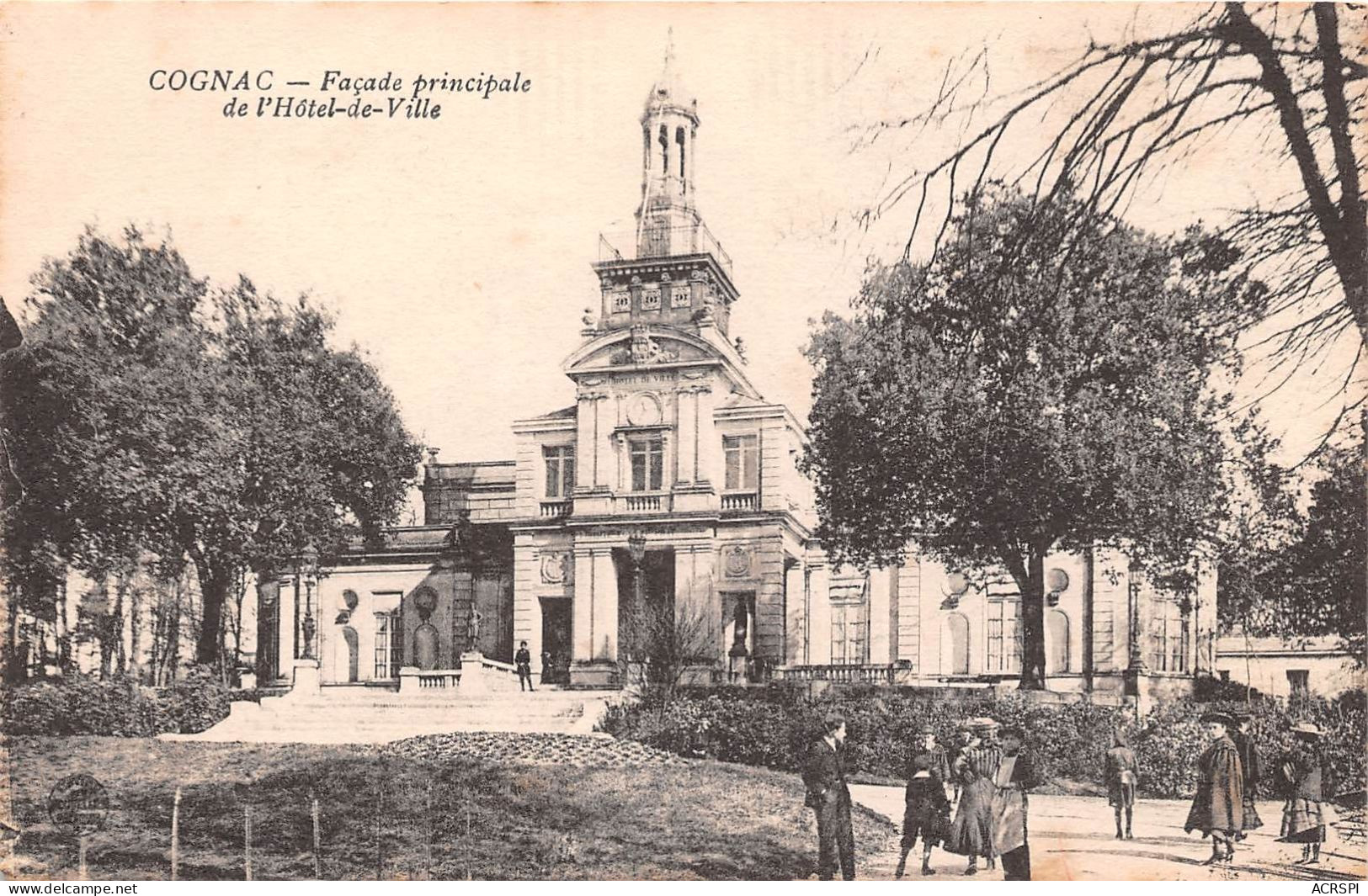 COGNAC Facade Principale De L Hotel De Ville 16(scan Recto-verso) MA368 - Cognac