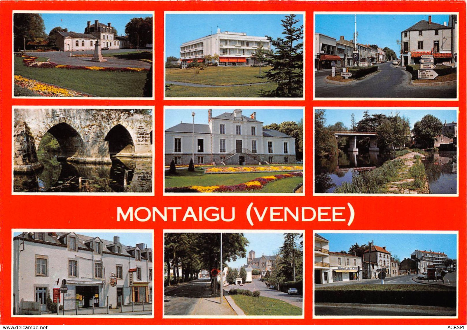 MONTAIGU Buste De Revelliere Lepeaux Maison De Retraite Route De Nantes Le Pont Neuf 25(scan Recto-verso) MA367 - Montaigu
