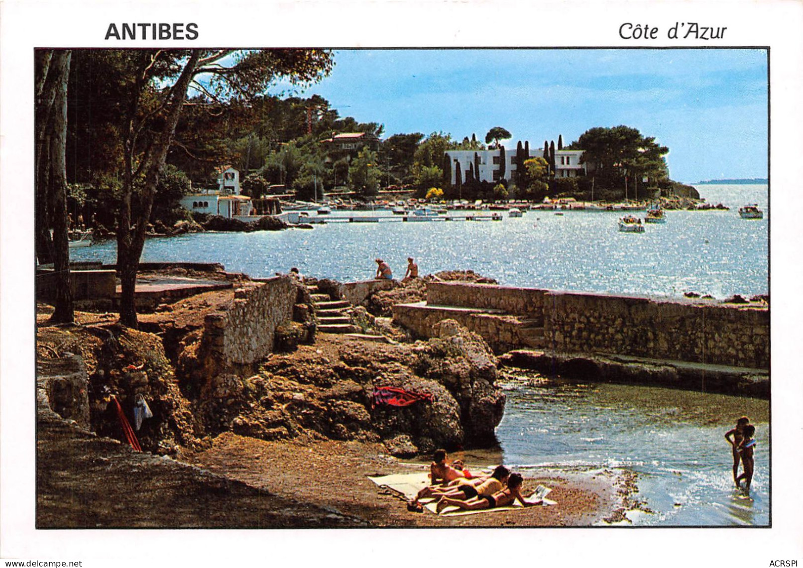 ANTIBES Une Crique Au Cap D ANTIBES 17(scan Recto-verso) MA366 - Cap D'Antibes - La Garoupe