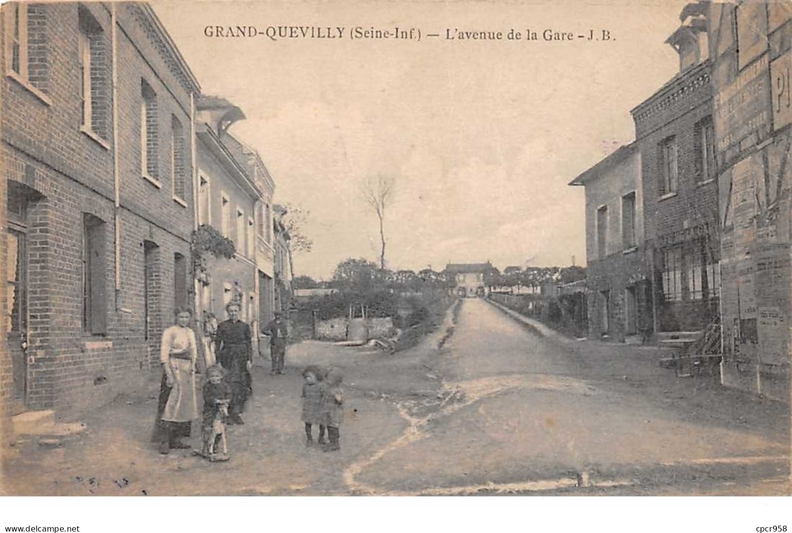 76 - N°150889 - Grand-quevilly  - L'avenue De La Gare - Plie - Le Grand-Quevilly