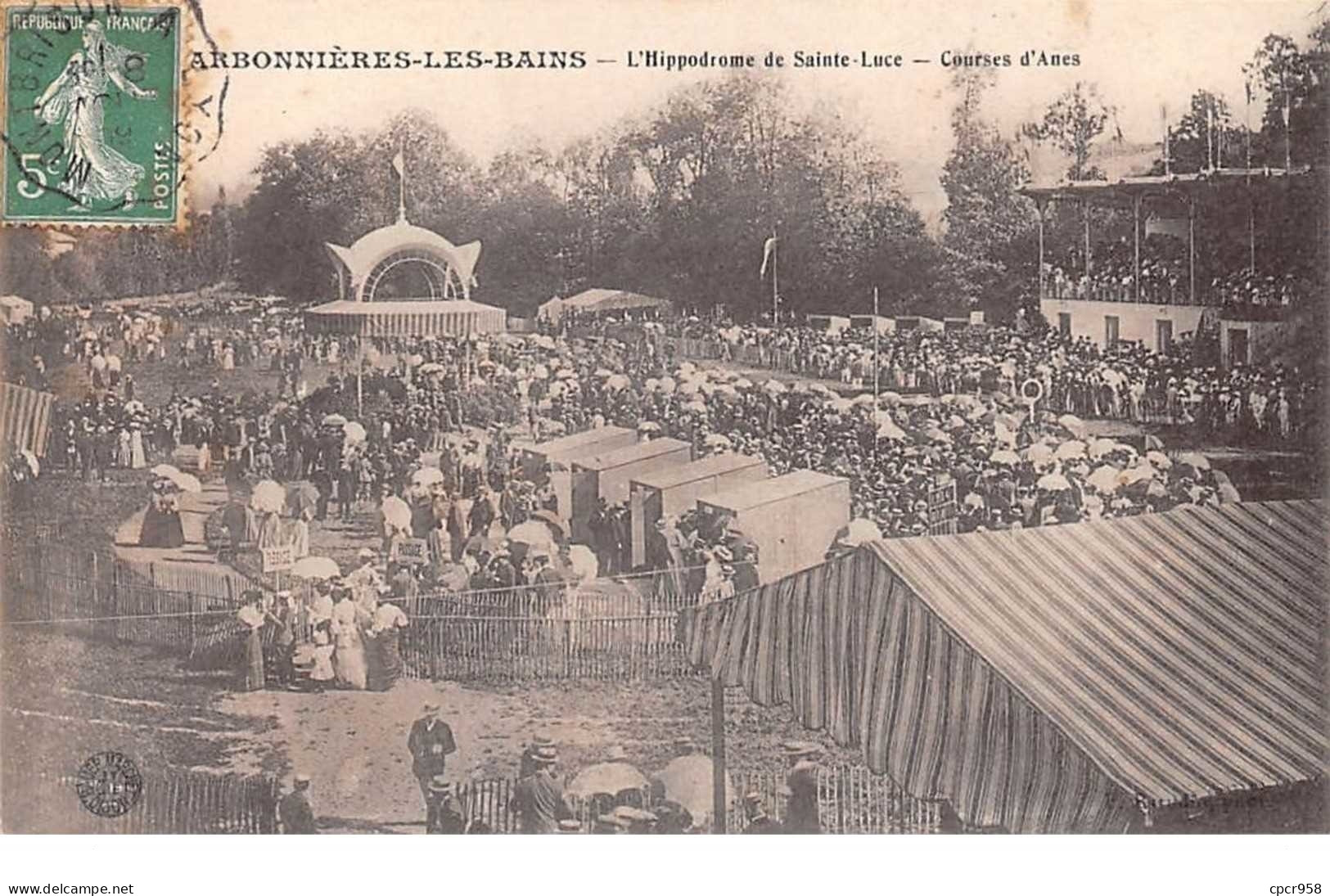 69 - N°150700 - Charbonnière-les-bains - L'hippodrome Sainte-luce - Courses D'anes - Charbonniere Les Bains