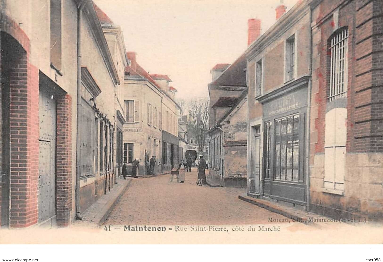 28 - N°150491 - Maintenon - Rue Saint-pierre, Côté Du Marché - Maintenon
