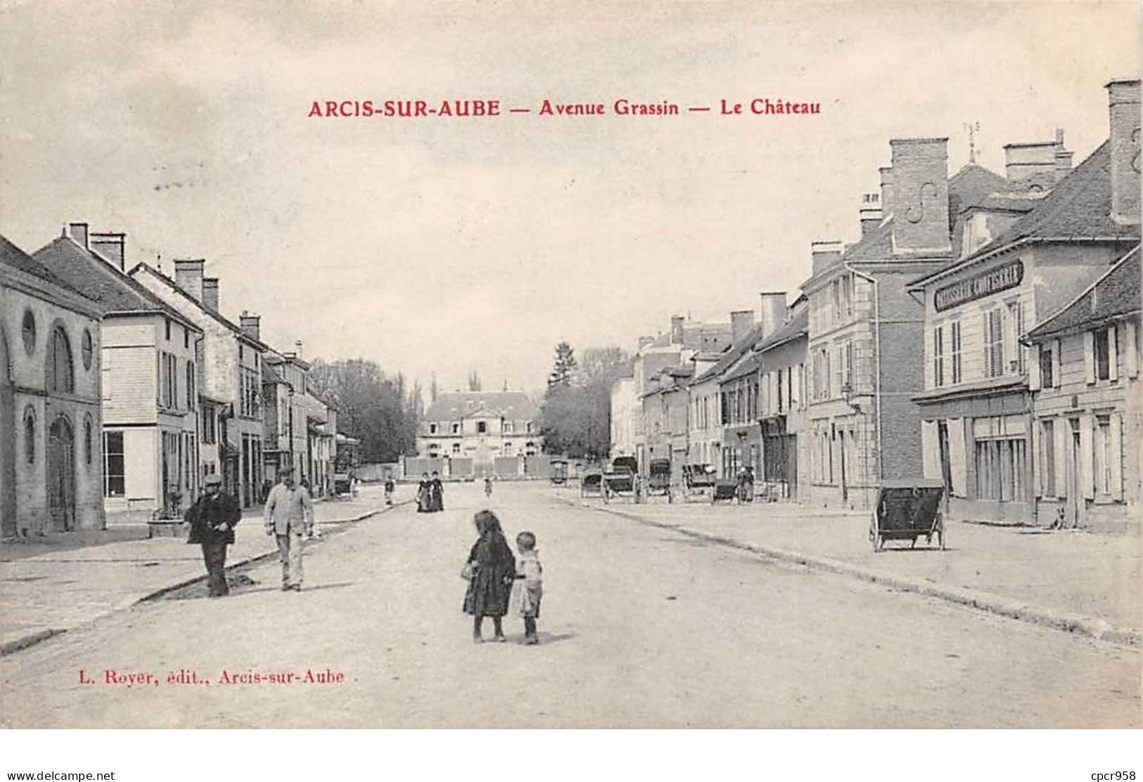 10 . N° 103273 .arcis Sur Aube .le Chateau .avenue Grassin . - Arcis Sur Aube