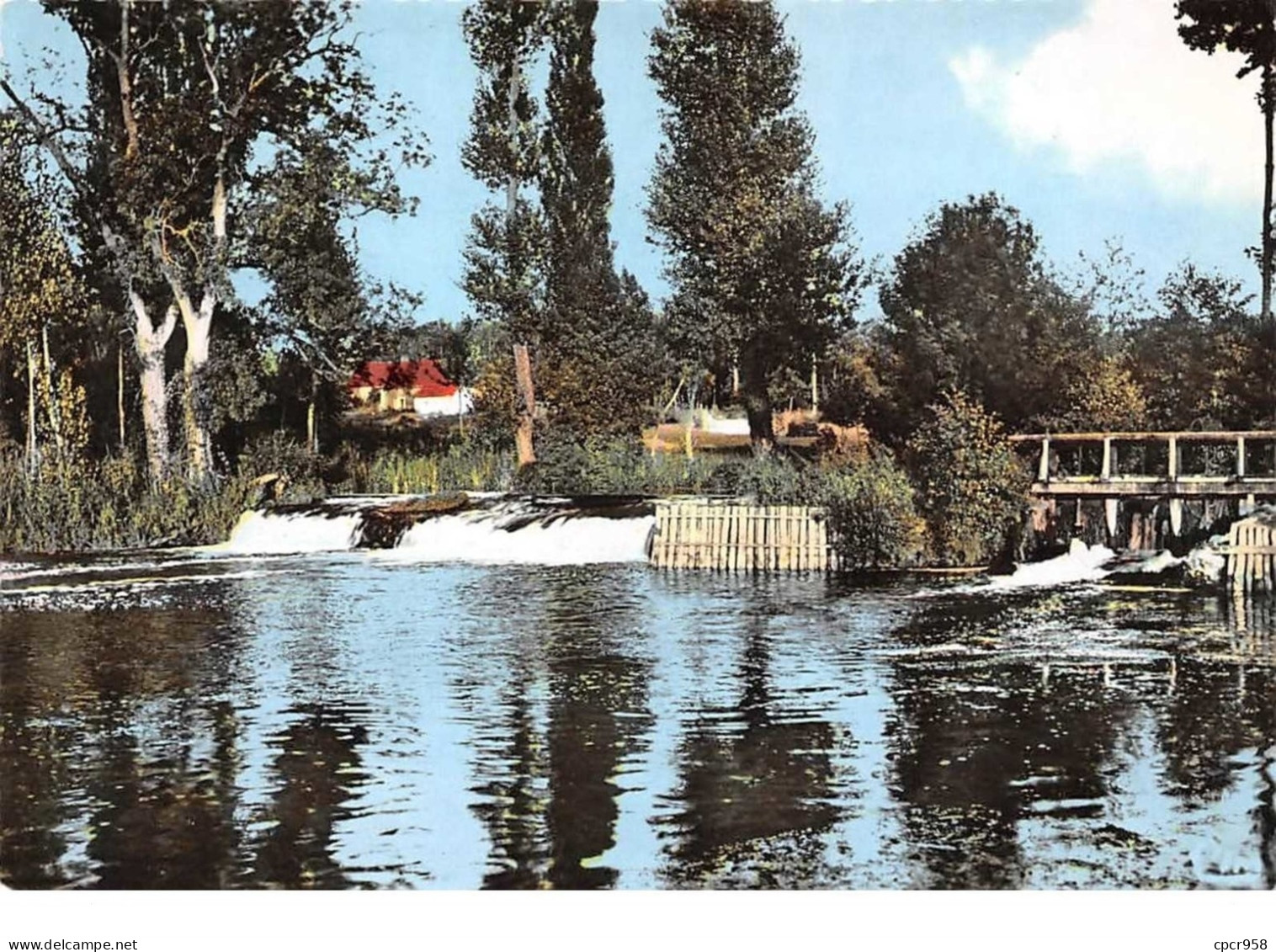 72 - N°151129 - Connerre - Cpsm 15cm X 10.5cm - Barrage Du Moulin Sur L'huisne - Connerre