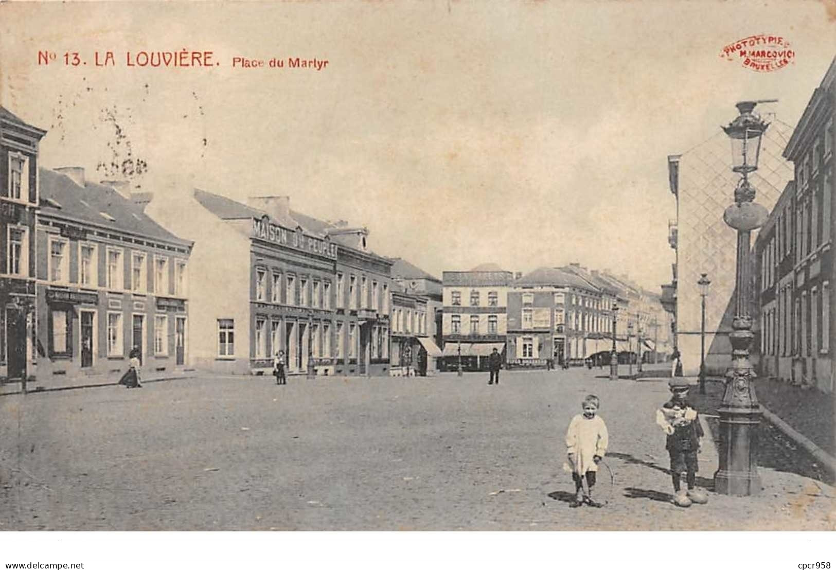 Belgique - N°61221 - LA LOUVIERE - Place Du Martyr - N°13 - La Louvière