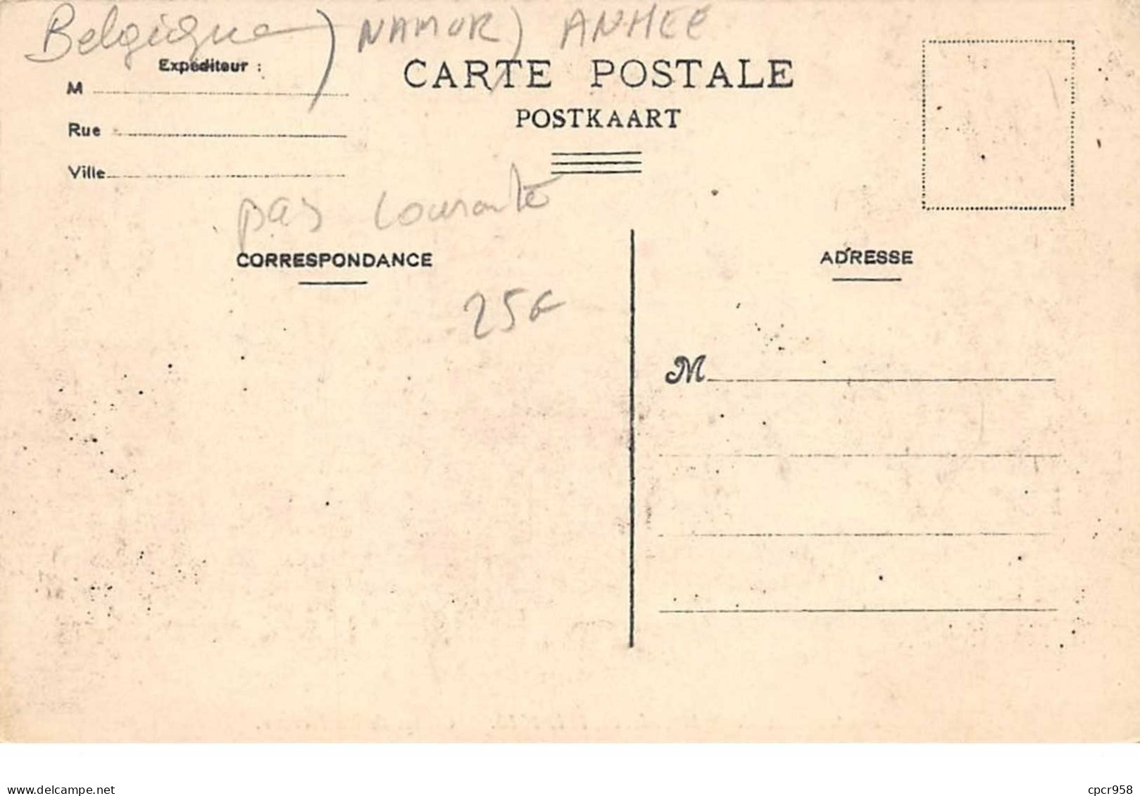 Belgique - N°61202 - Ecole Abbatiale De MAREDSOUS 1911-1912 - Classe De Rhétorique - Carte Peu Courante - Anhée