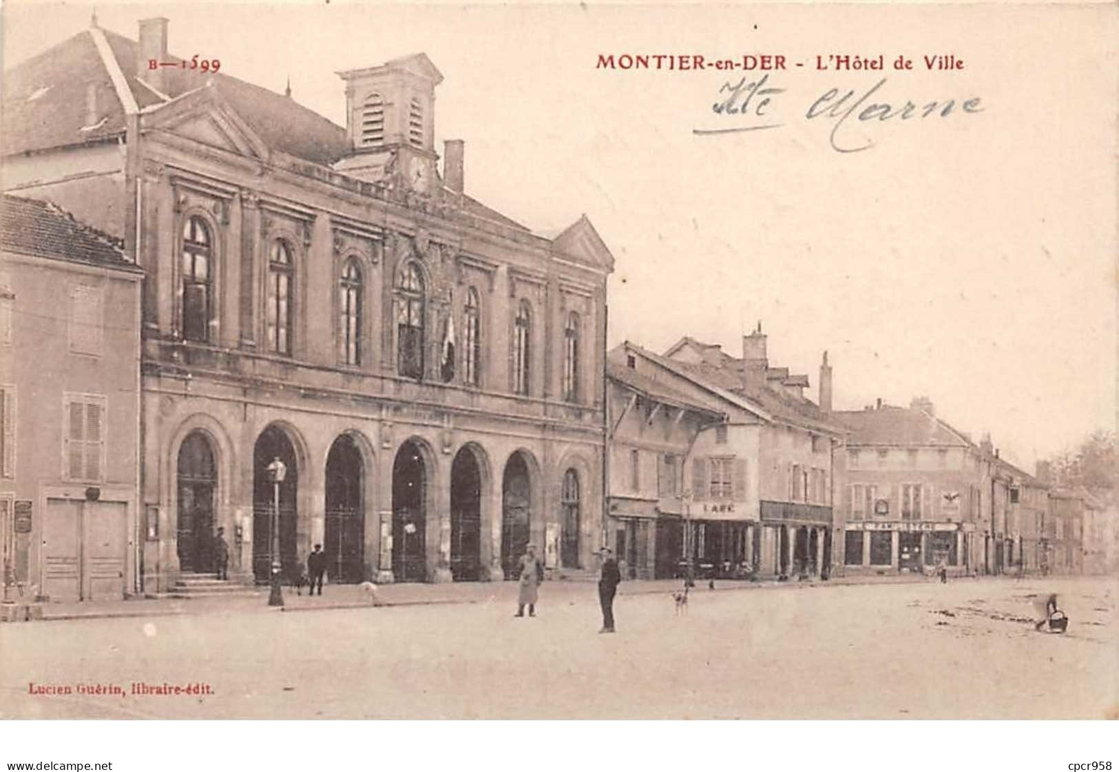 52. N° 103560 .montier En Der .l Hotel De Ville . - Montier-en-Der