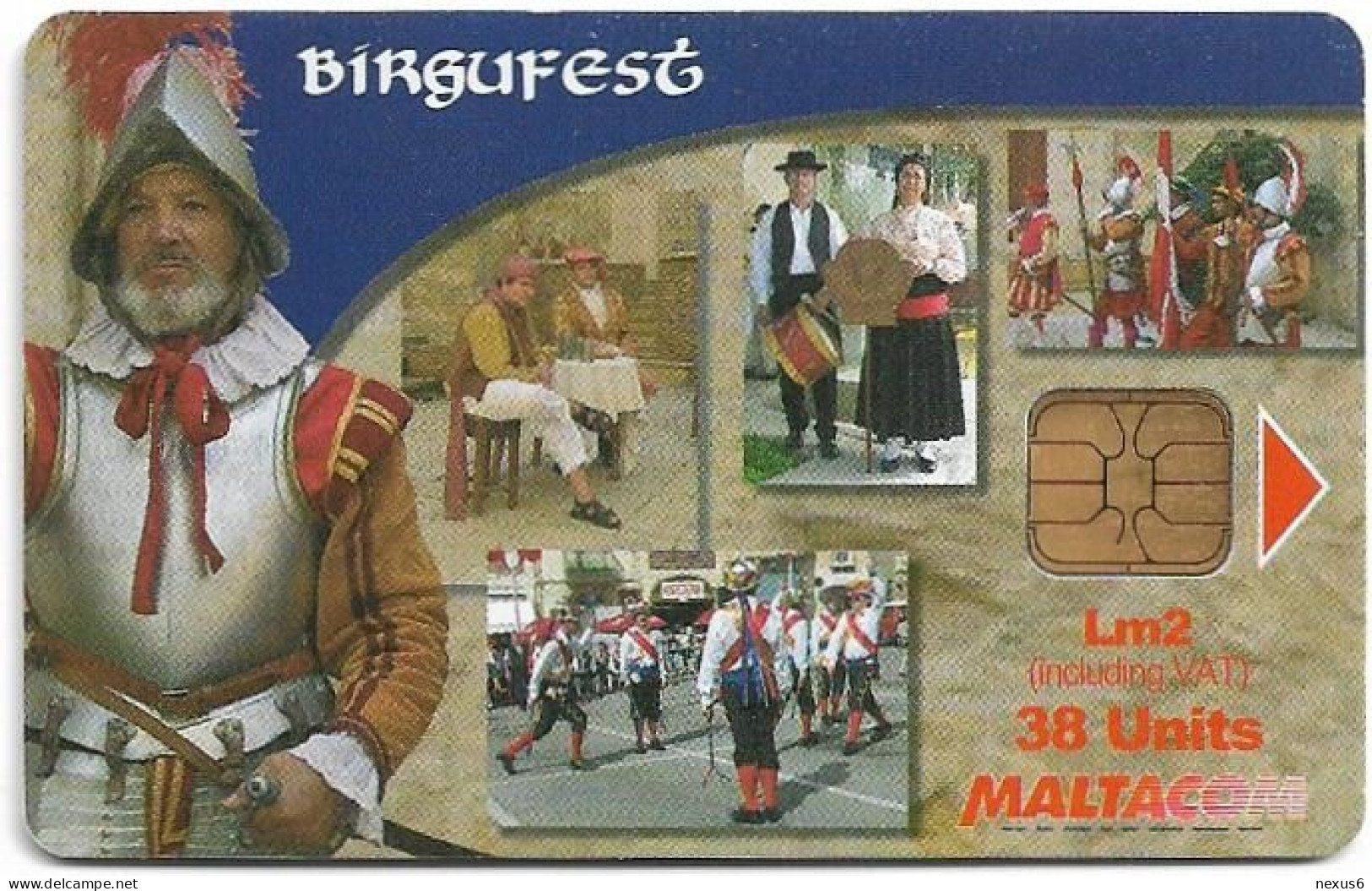 Malta - Maltacom - Birgufest, 01.2004, 38U, Used - Malta