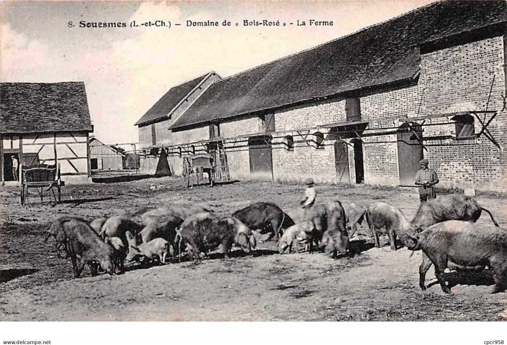 41. N° 103463 .agriculture .souesmes .domaine De Bois Rose .la Ferme . - Farms