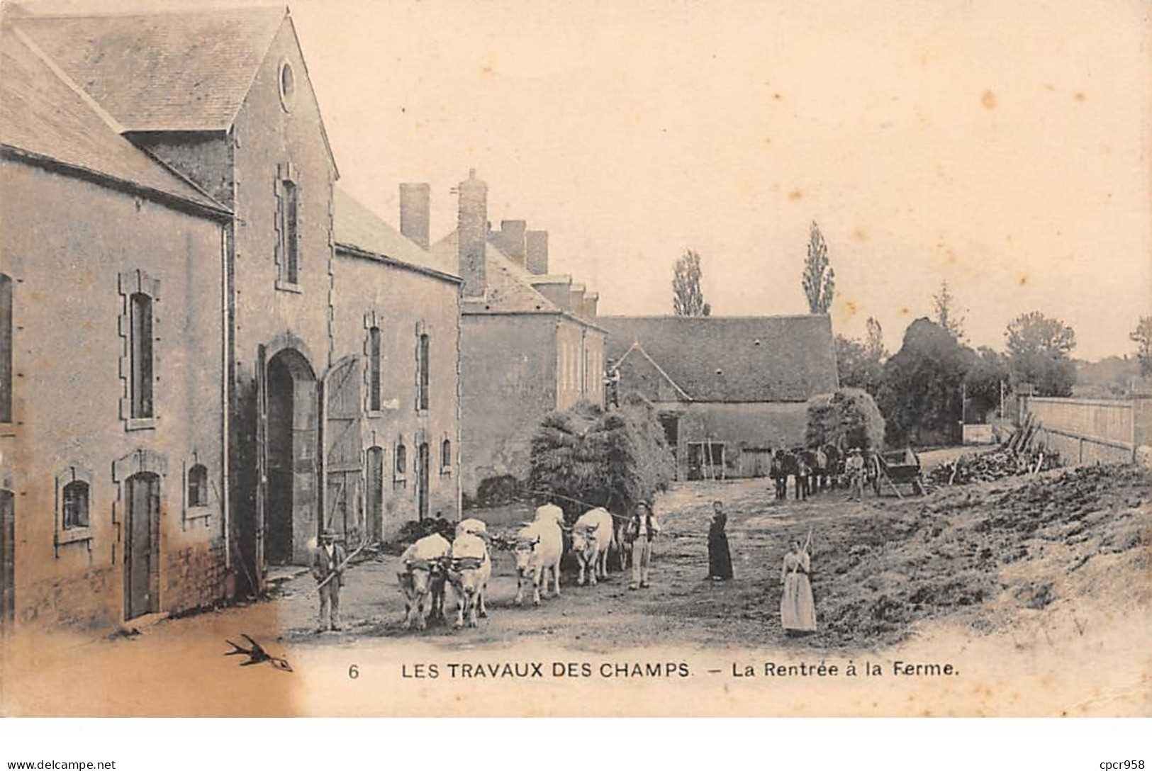 58. N° 103716 .st Amand .les Travaux Des Champs .la Rentree A La Ferme . - Saint-Amand-en-Puisaye
