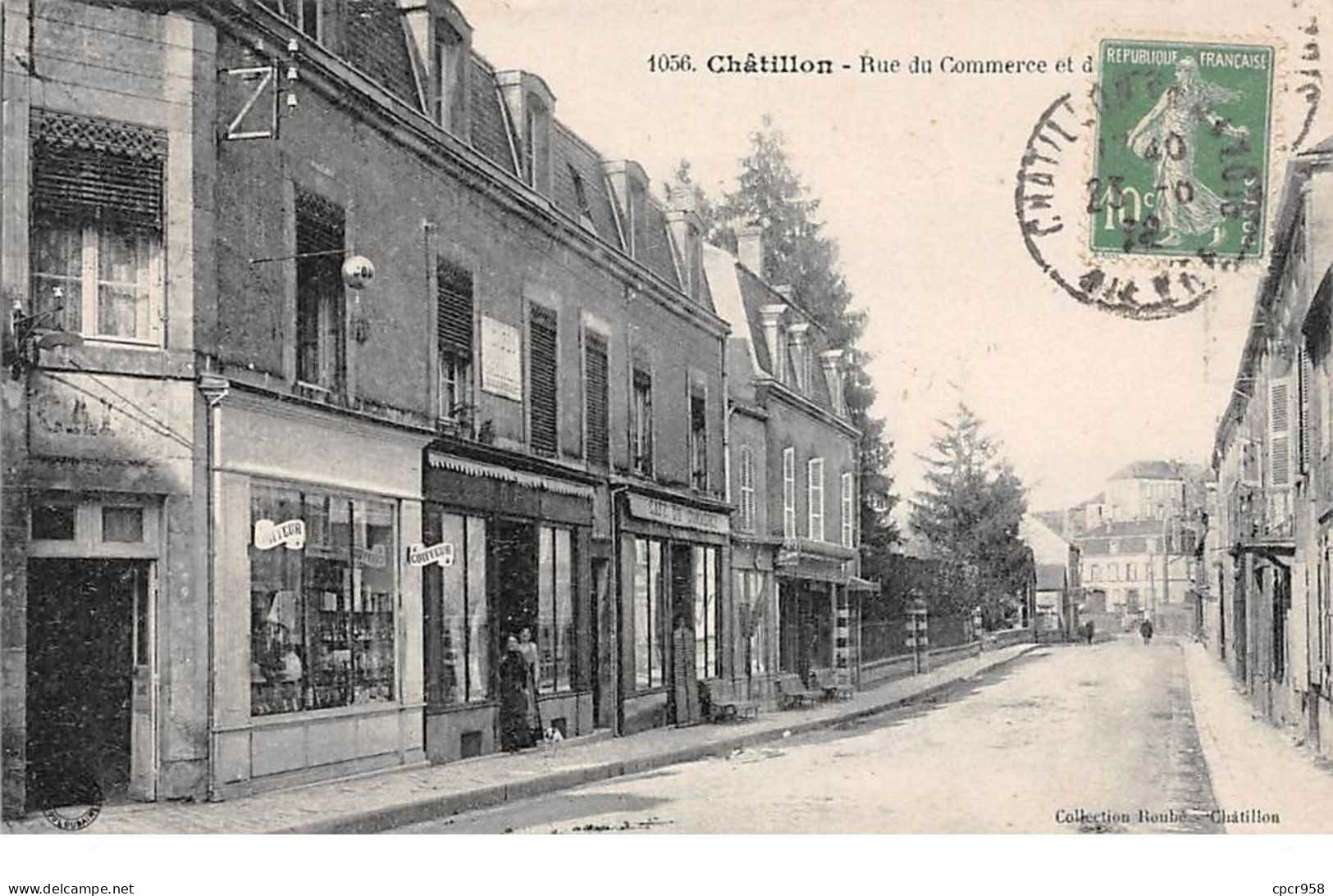 58. N° 103706 .chatillon .rue Du Commerce . - Chatillon En Bazois