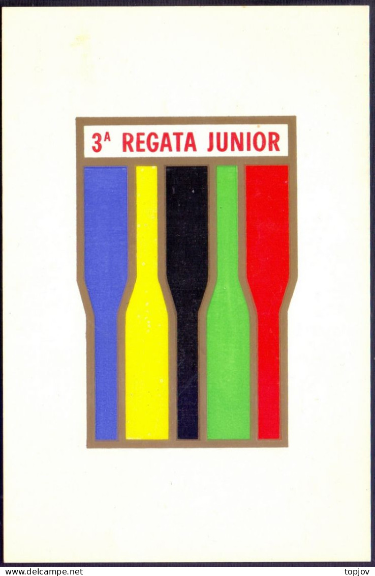 ITALIA - 3. REGATA  JUNIOR ROWING FISA - NAPOLI - MC - 1969 - Rudersport