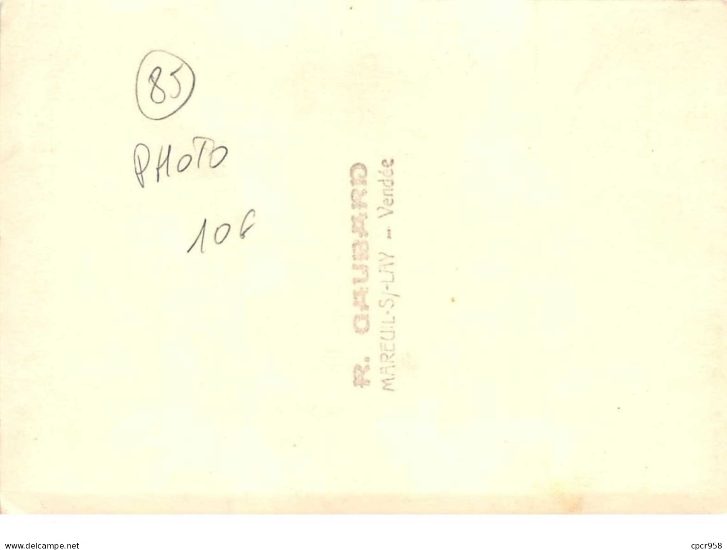 85. N° 104018 .mareuil Sur Lay .carte Postale Photo .l Eglise . - Mareuil Sur Lay Dissais