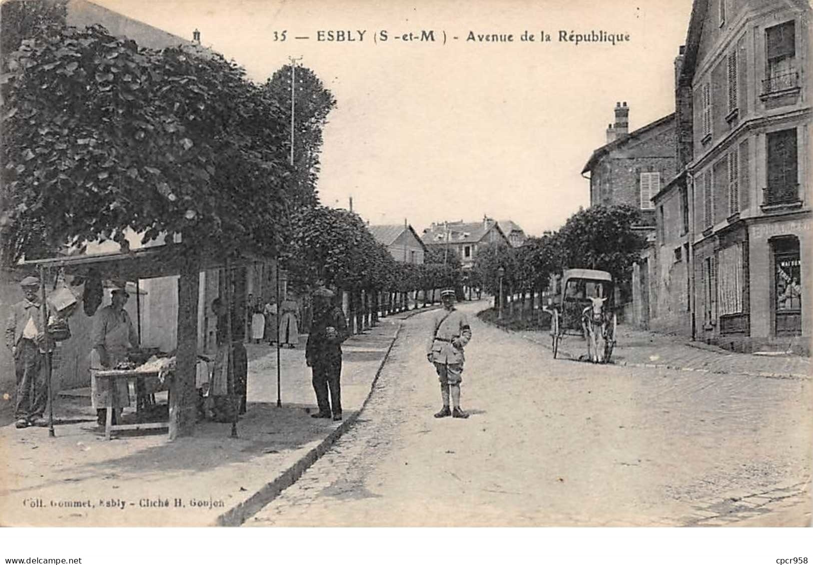 77. N° 104740 .esbly .avenue De La Republique . - Esbly