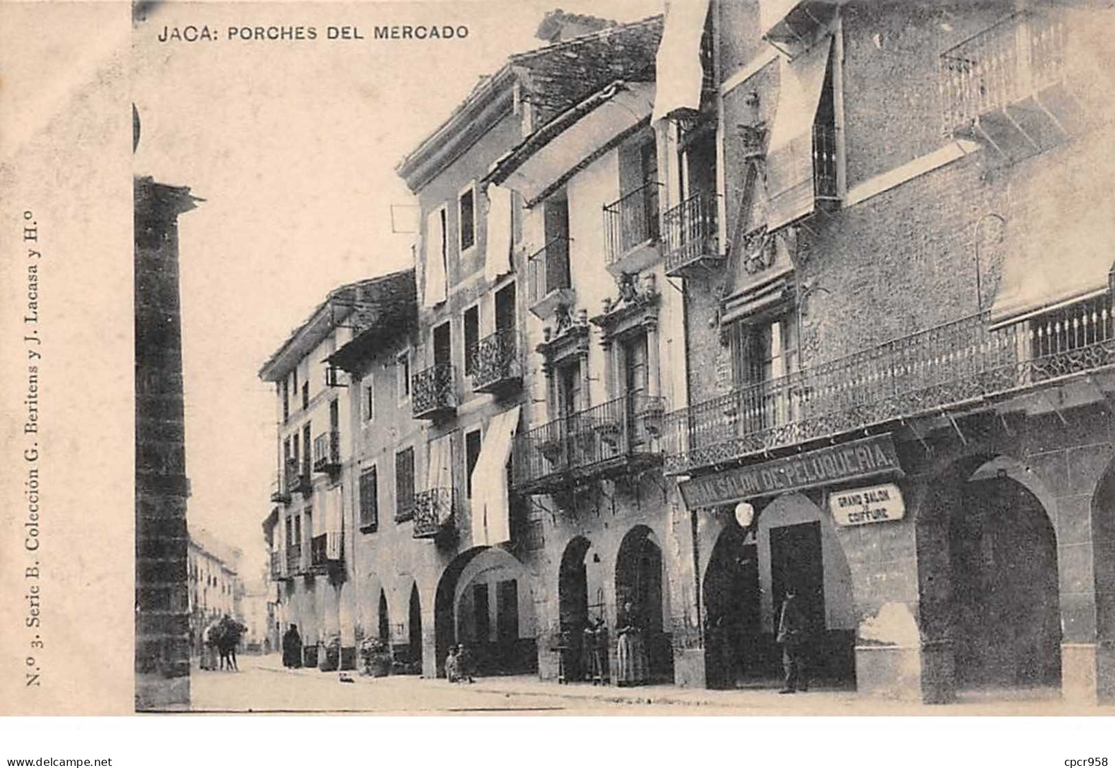 Espagne - N°61292 - JACA : Porches Del Mercado - Huesca