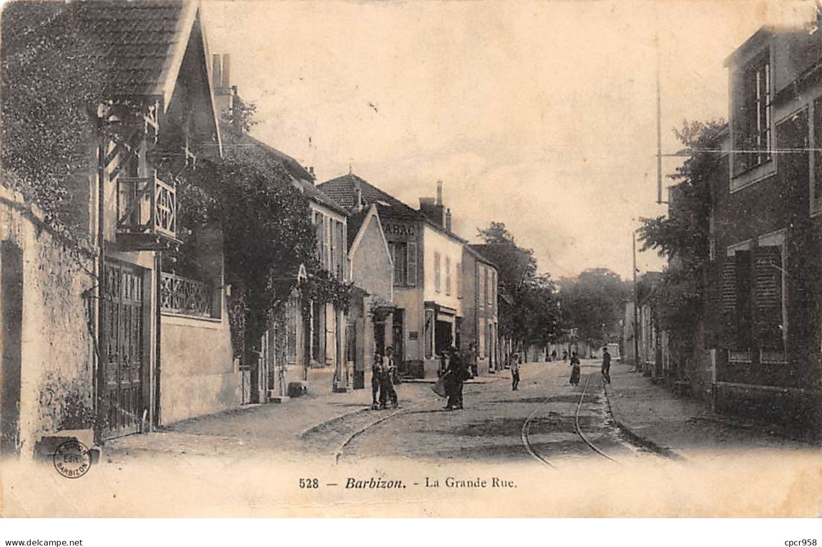 77  .n°  107717 . Barbizon .la Grande Rue .tabac . - Barbizon