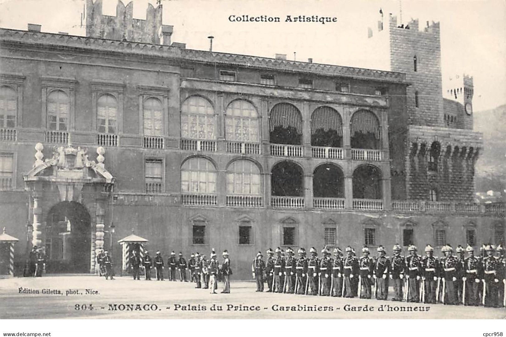 Monaco .n°  108096  . Palais Princier .carabiniers Et Garde D Honneur . - Palais Princier