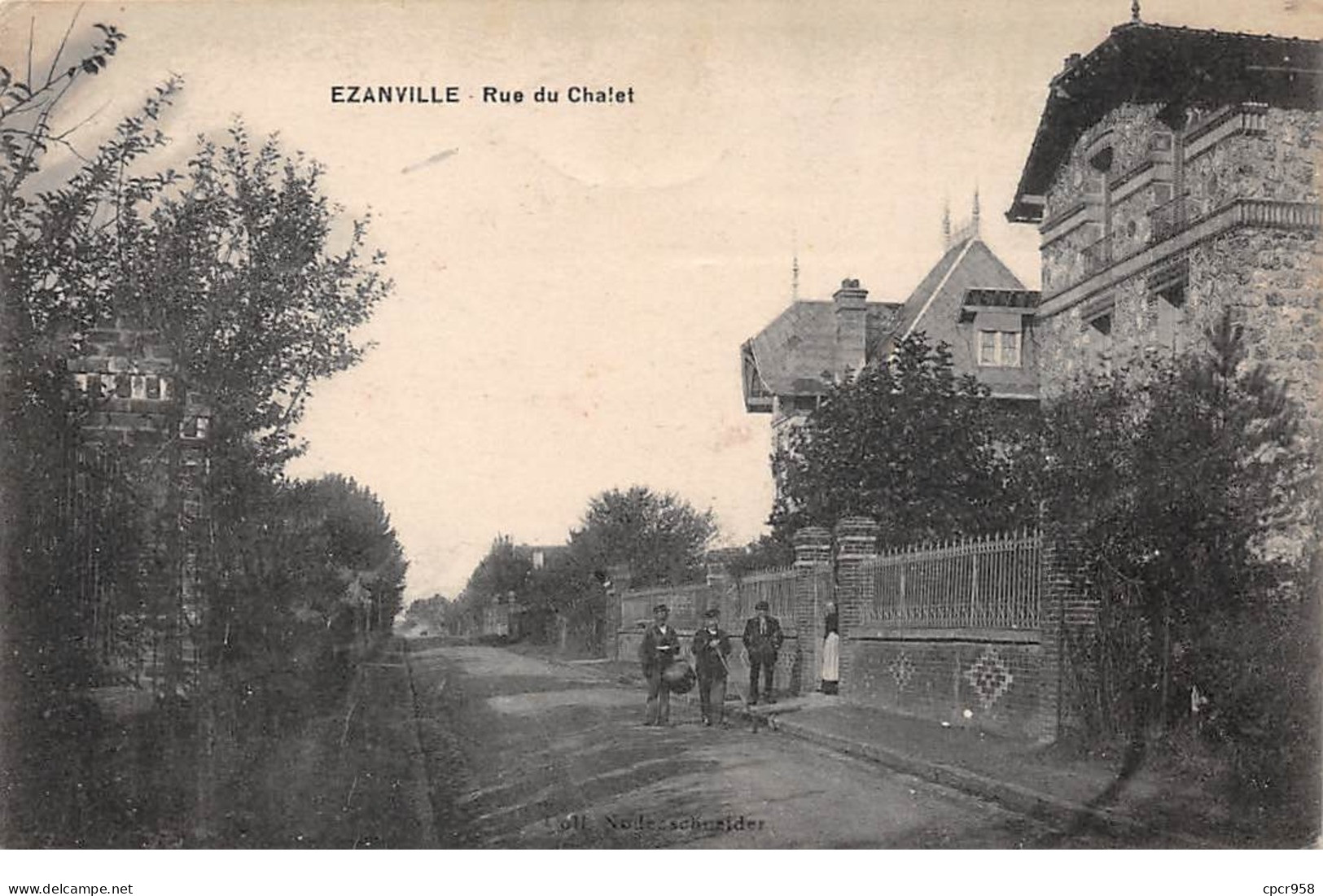 95 .n°  108052  . Ezanville . Rue Du Chalet .villageois . - Ezanville