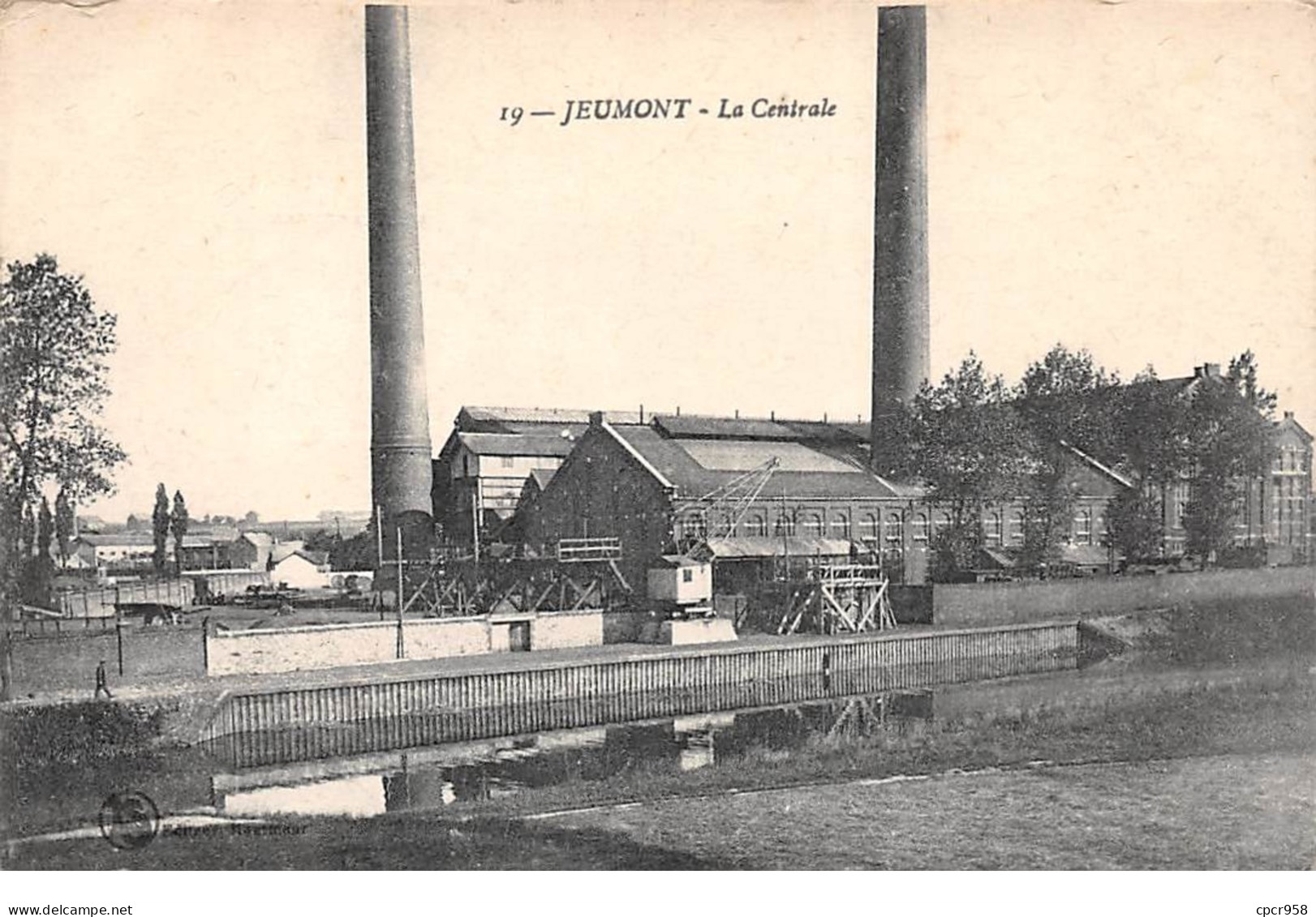 59  .n°  107511 . Jeumont .usine .la Centrale .vue Generale . - Jeumont